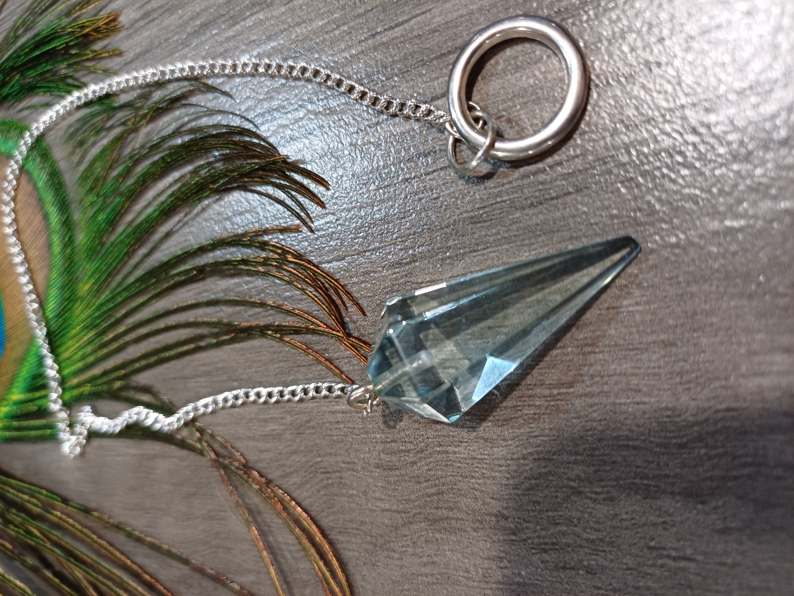 Blue Obsidian Pendulum