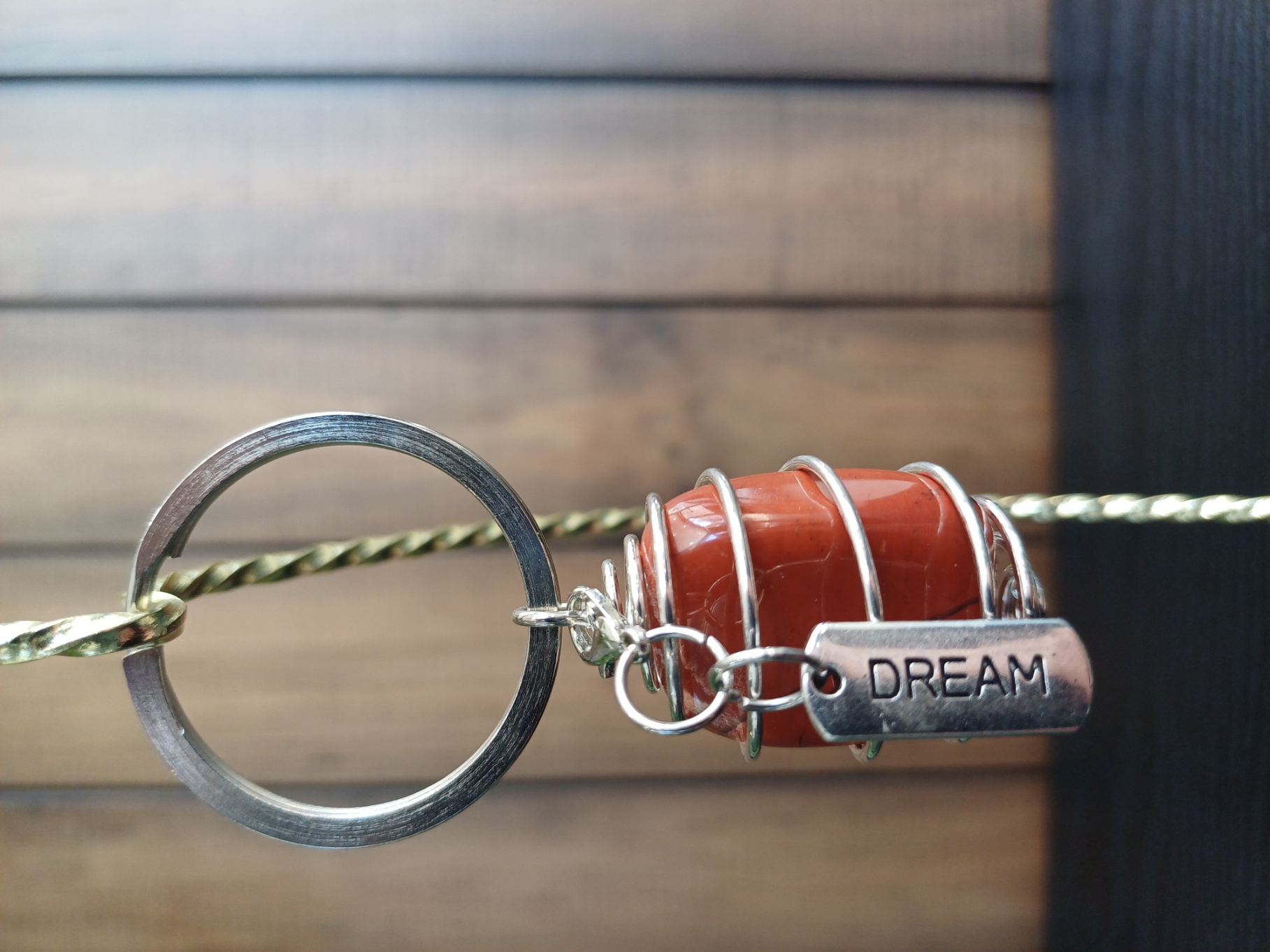 Red Jasper – “Dream” – Key Chain