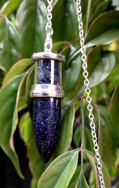 Blue Goldstone Pendulum
