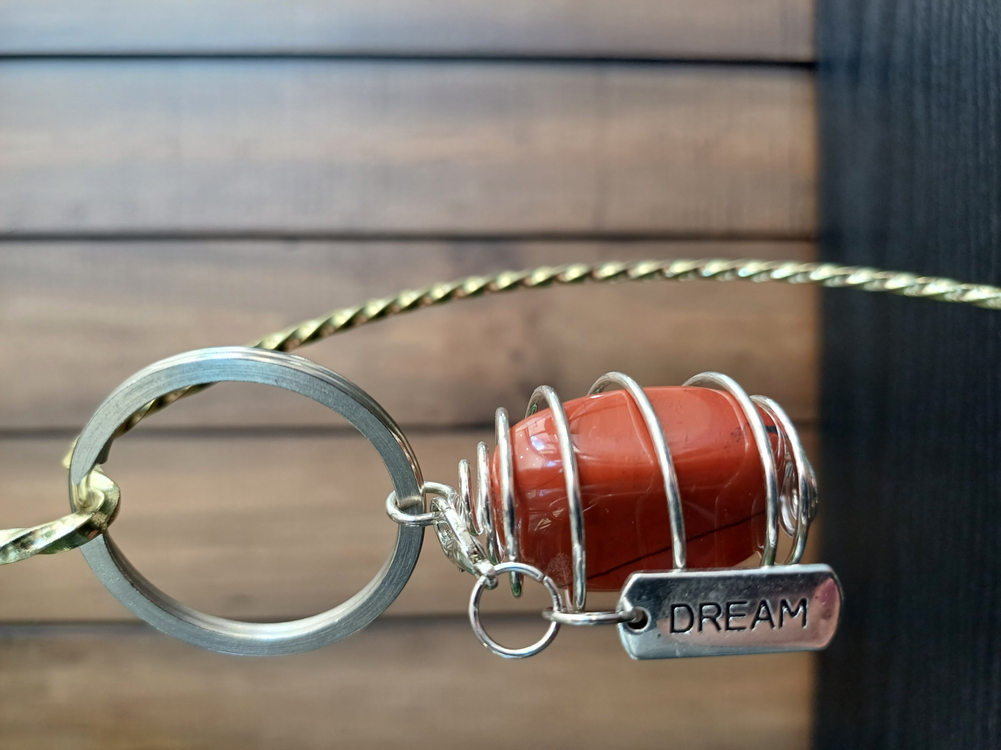 Red Jasper – “Dream” – Key Chain