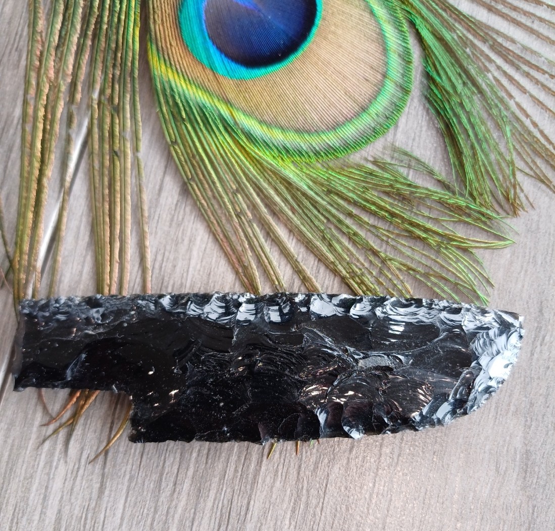 Black Obsidian – Crystal Knife