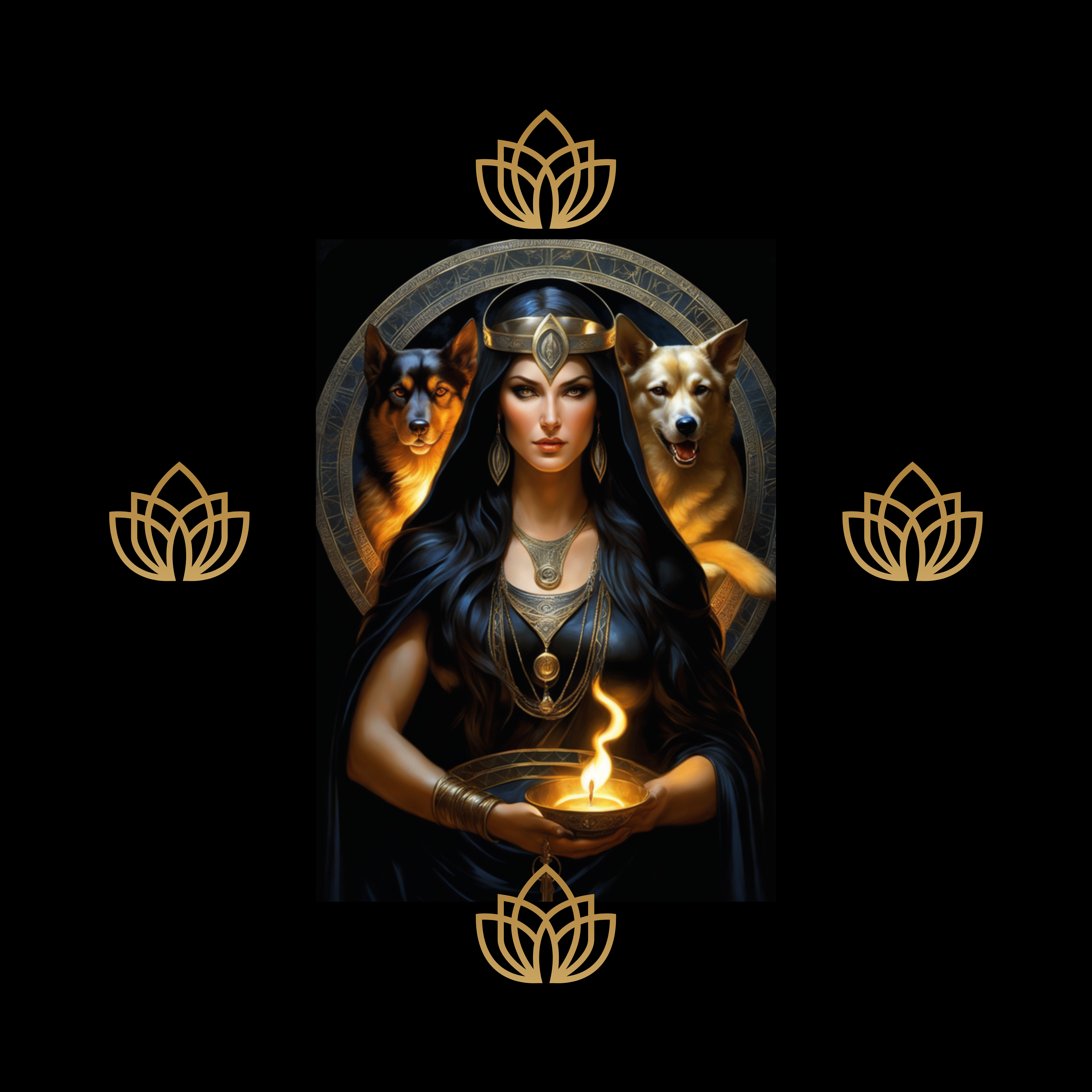 Protection Grid with Crystals