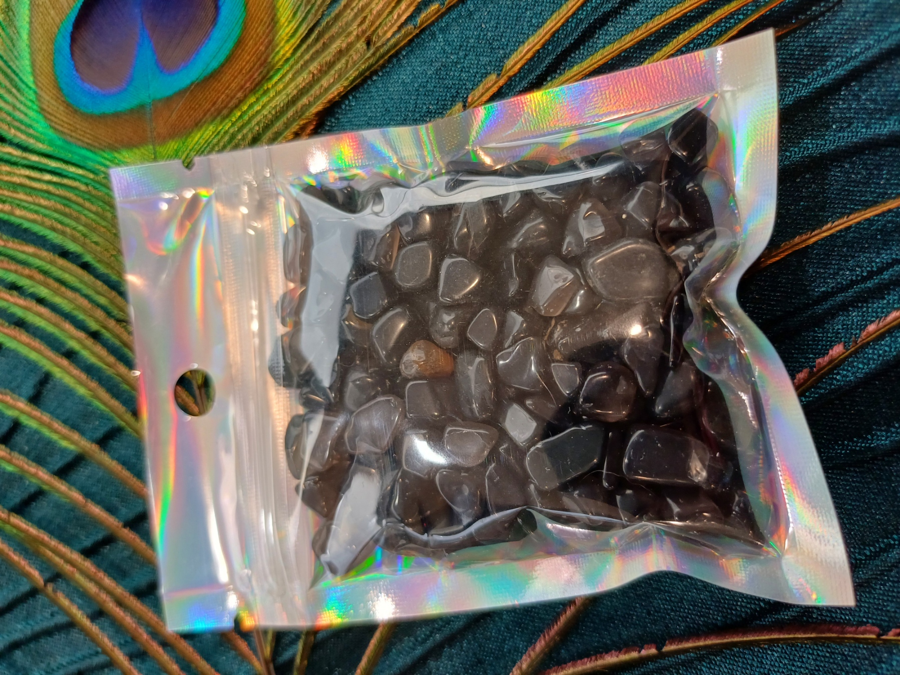 Black Obsidian – Mini Gemstones Packet