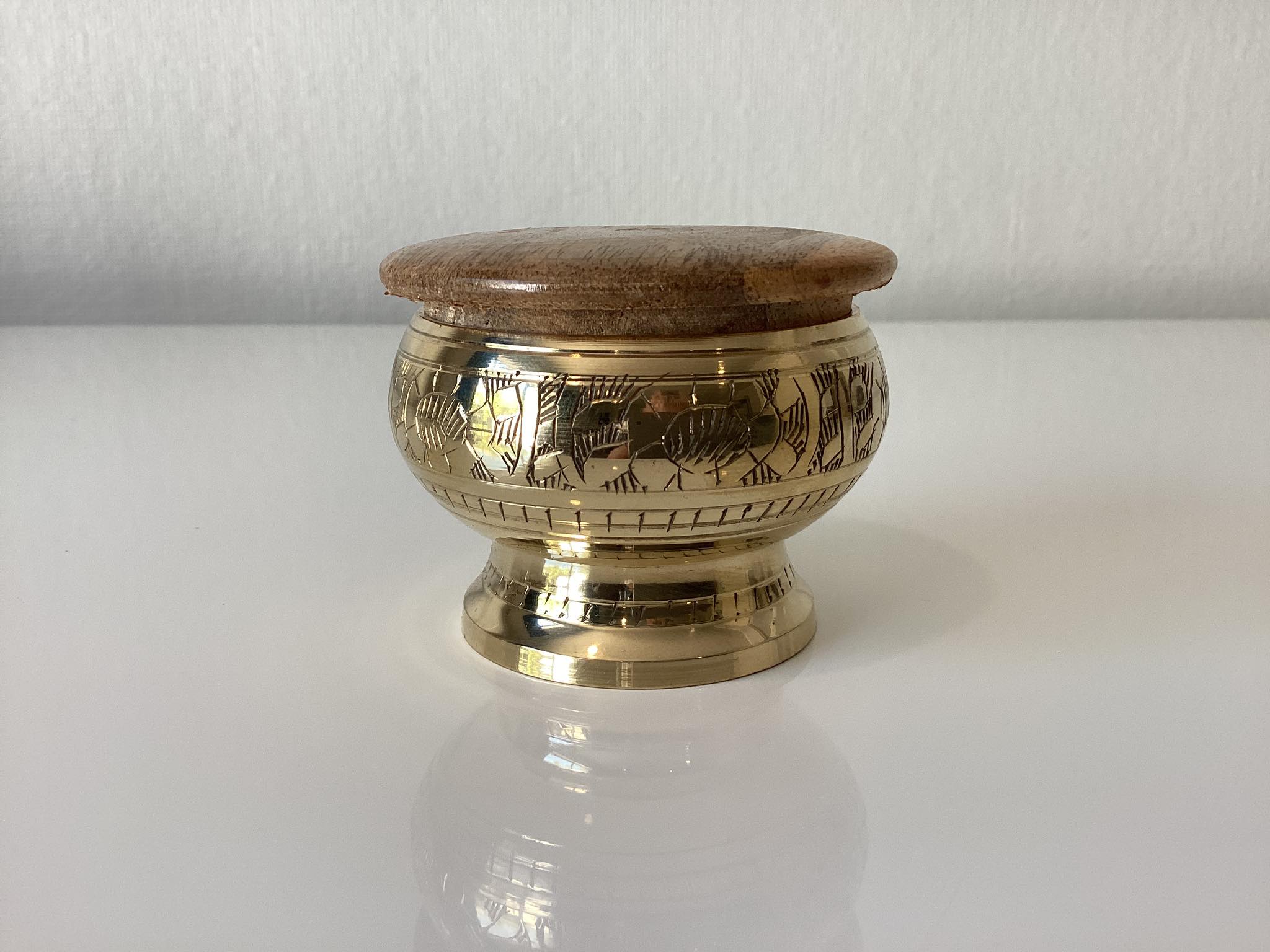 Gold Charcoal Incense Burner