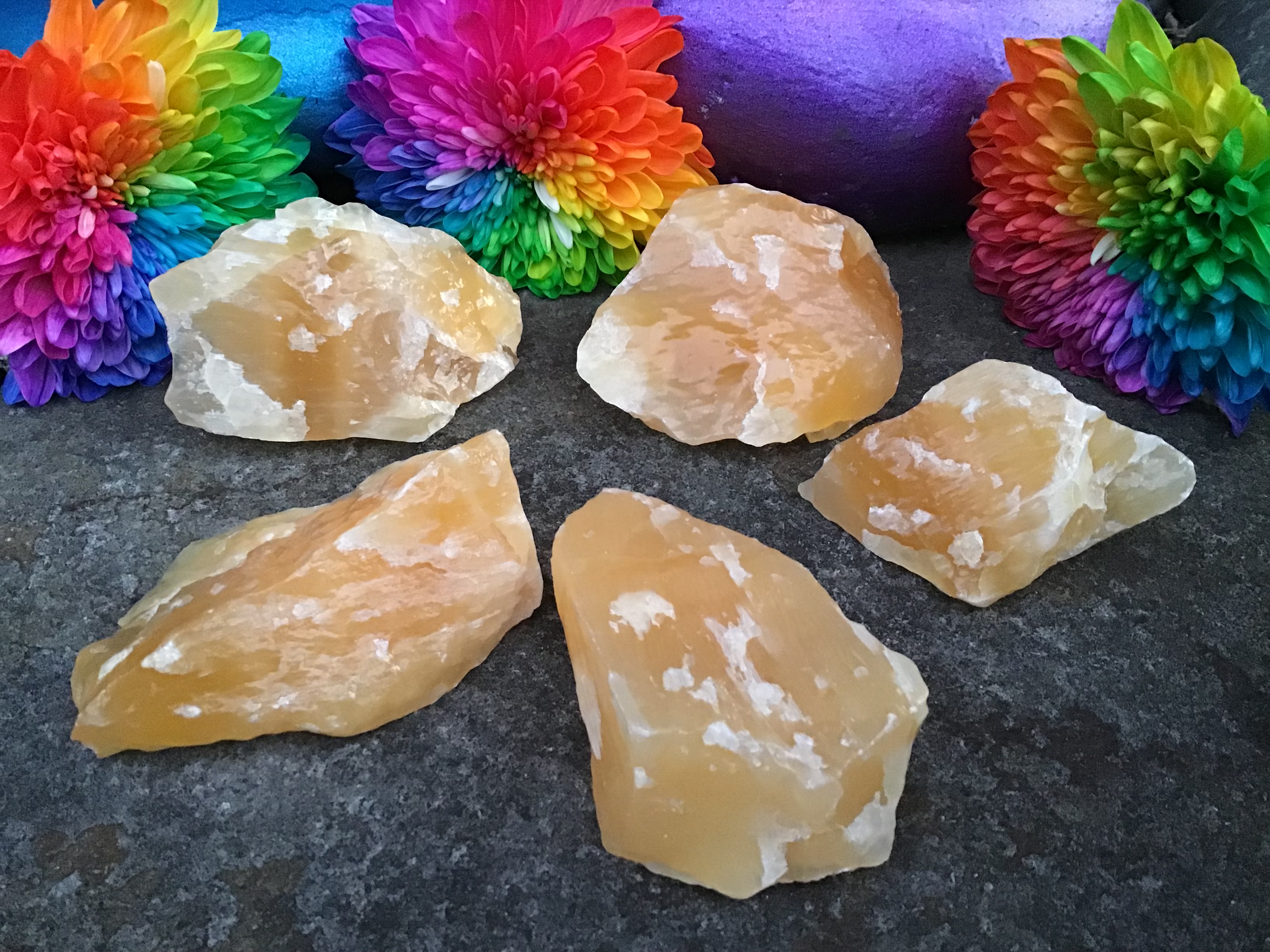 Orange Calcite – Natural