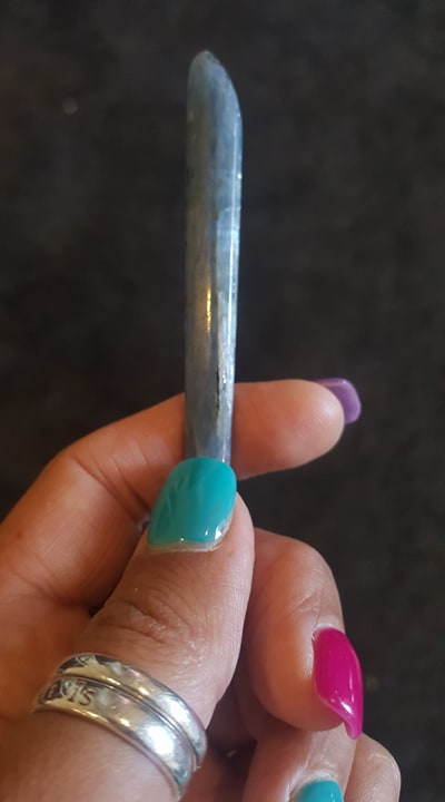 Blue Kyanite – Polished Wand