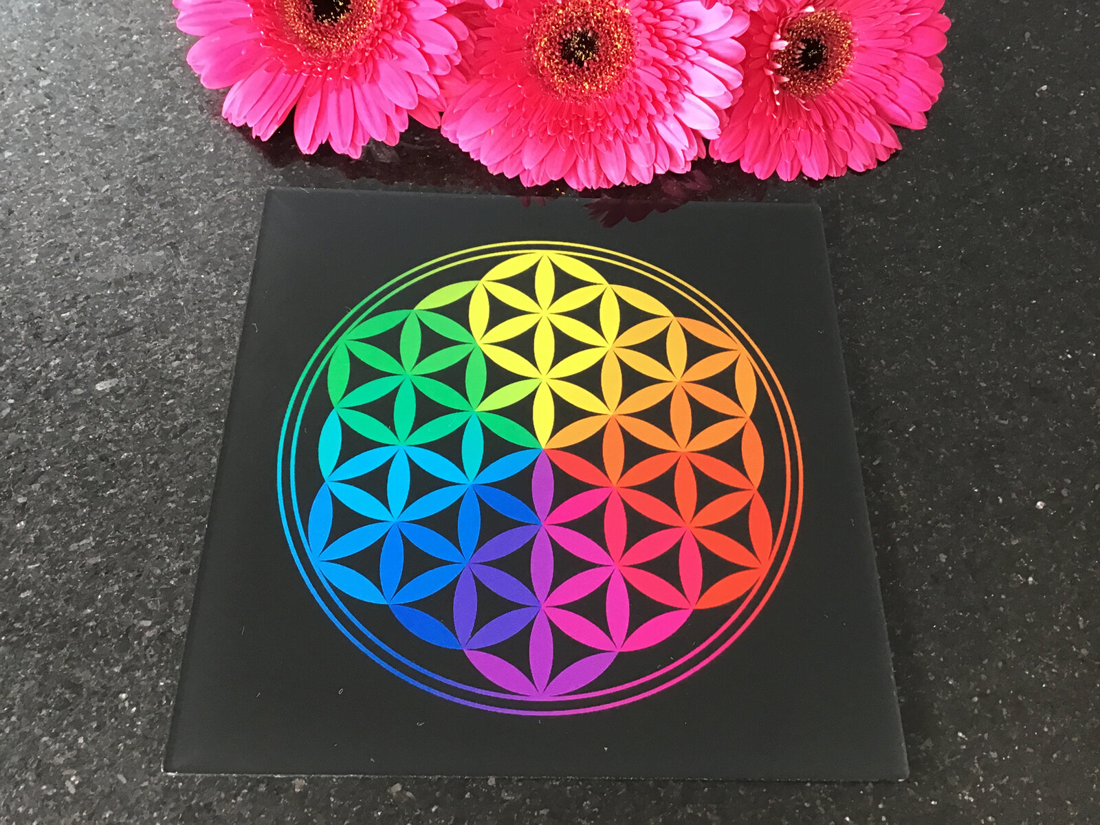 Flower of Life Crystal Grid Set - with Crystals