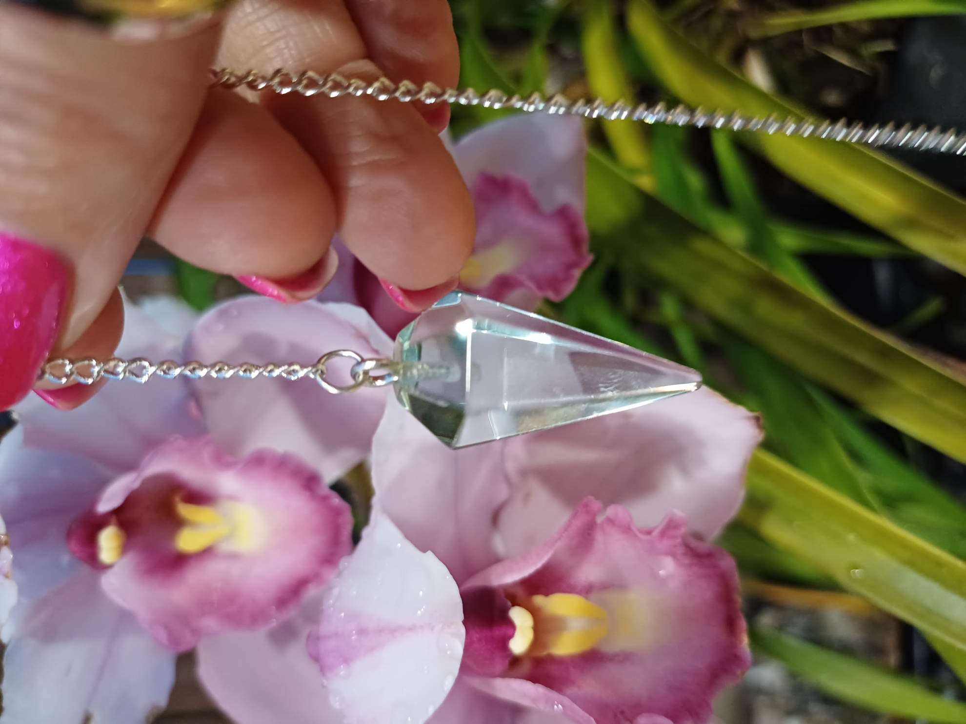 Blue Obsidian Pendulum