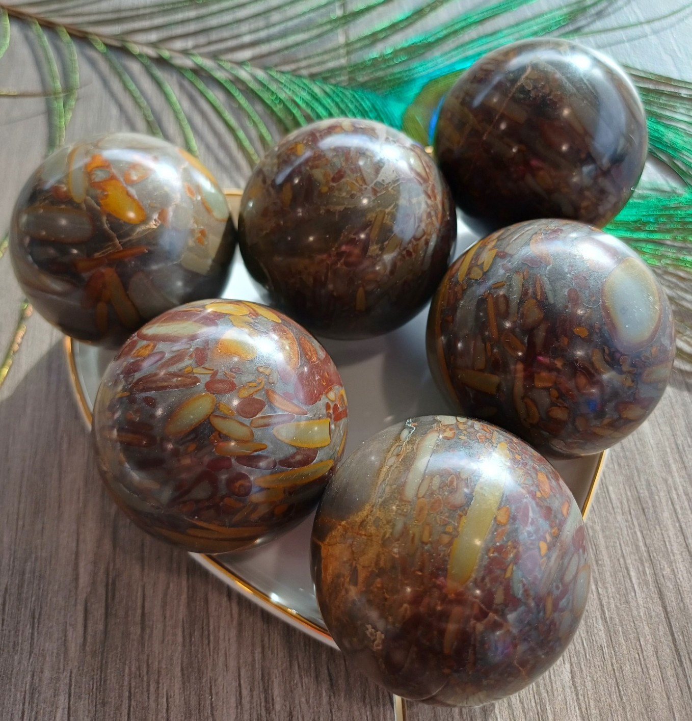 Bamboo Jasper – Sphere