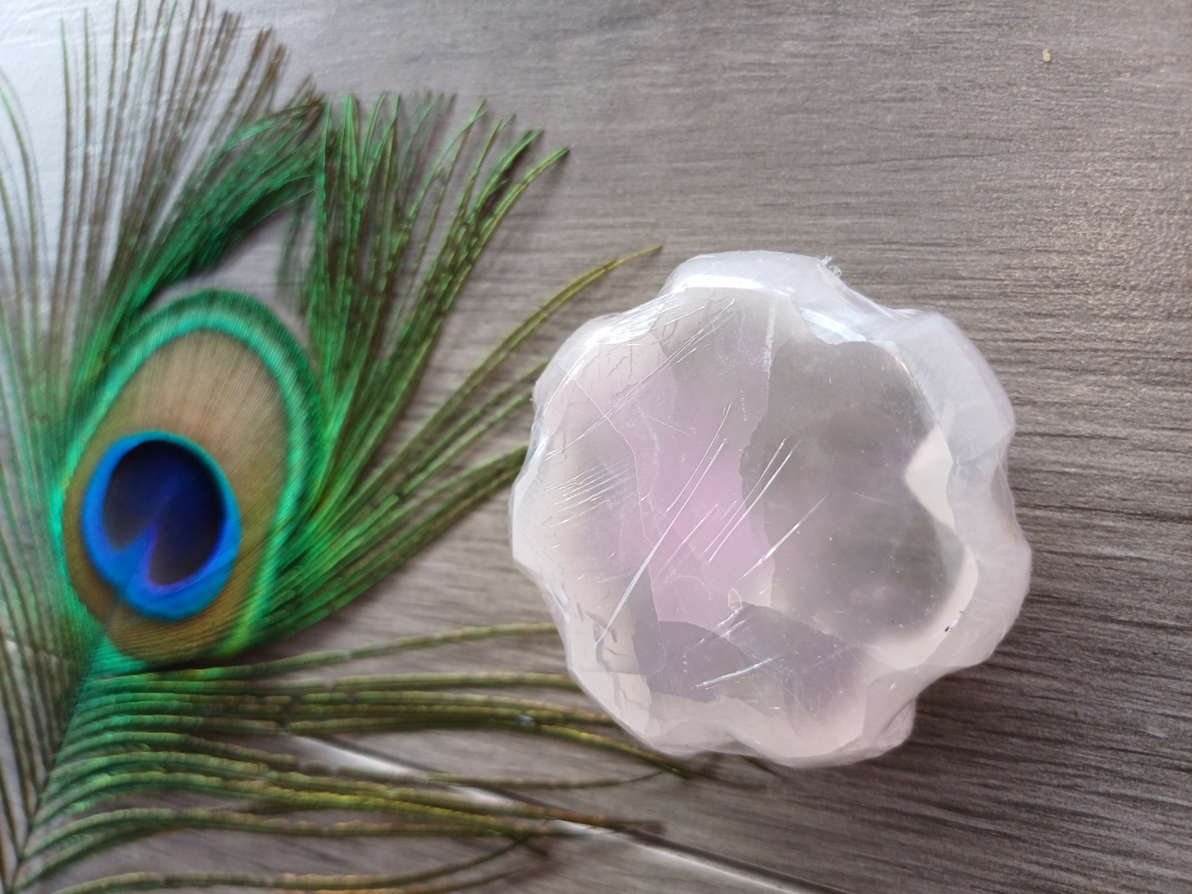 Selenite – Charging Flower Slab