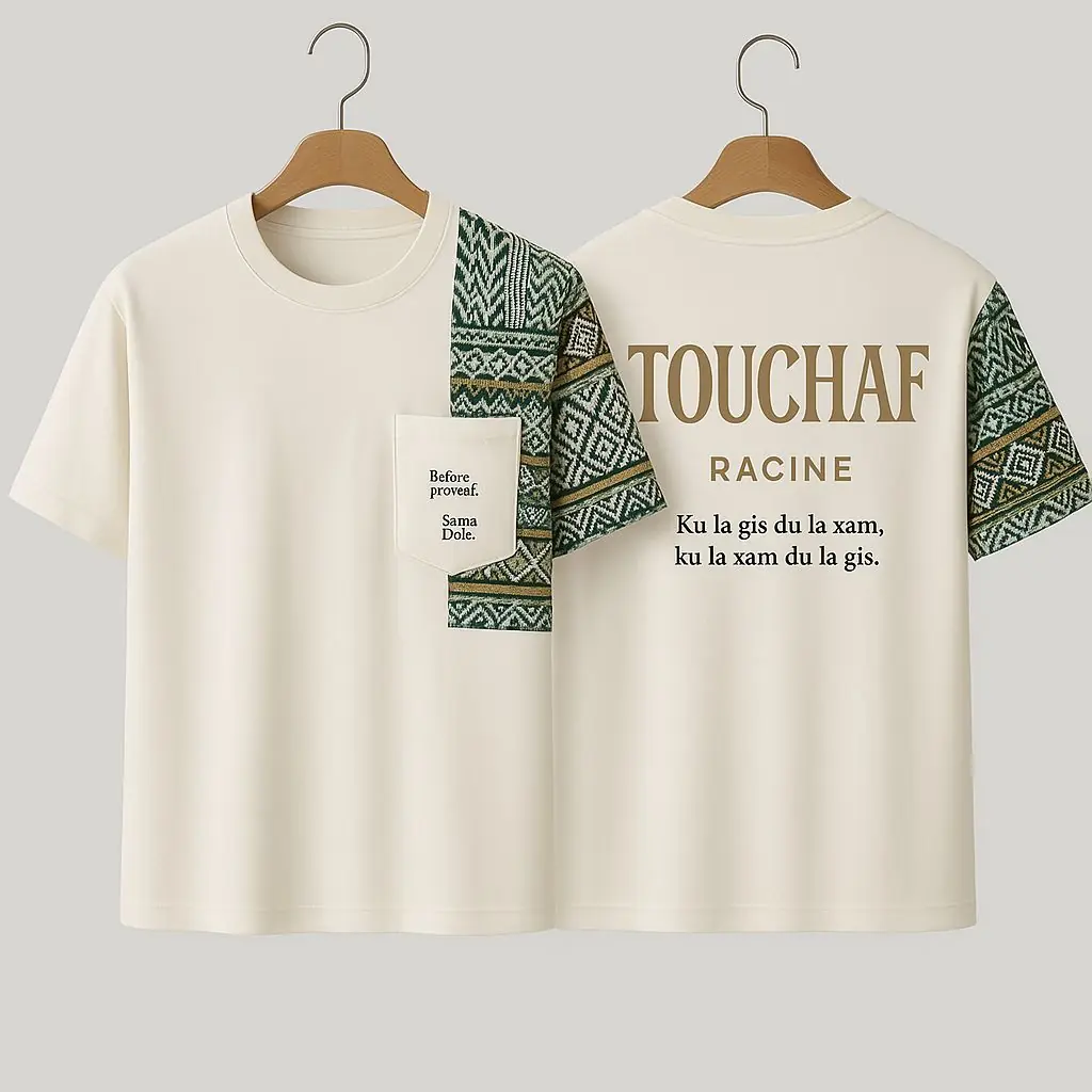 T-shirt à motifs ethniques