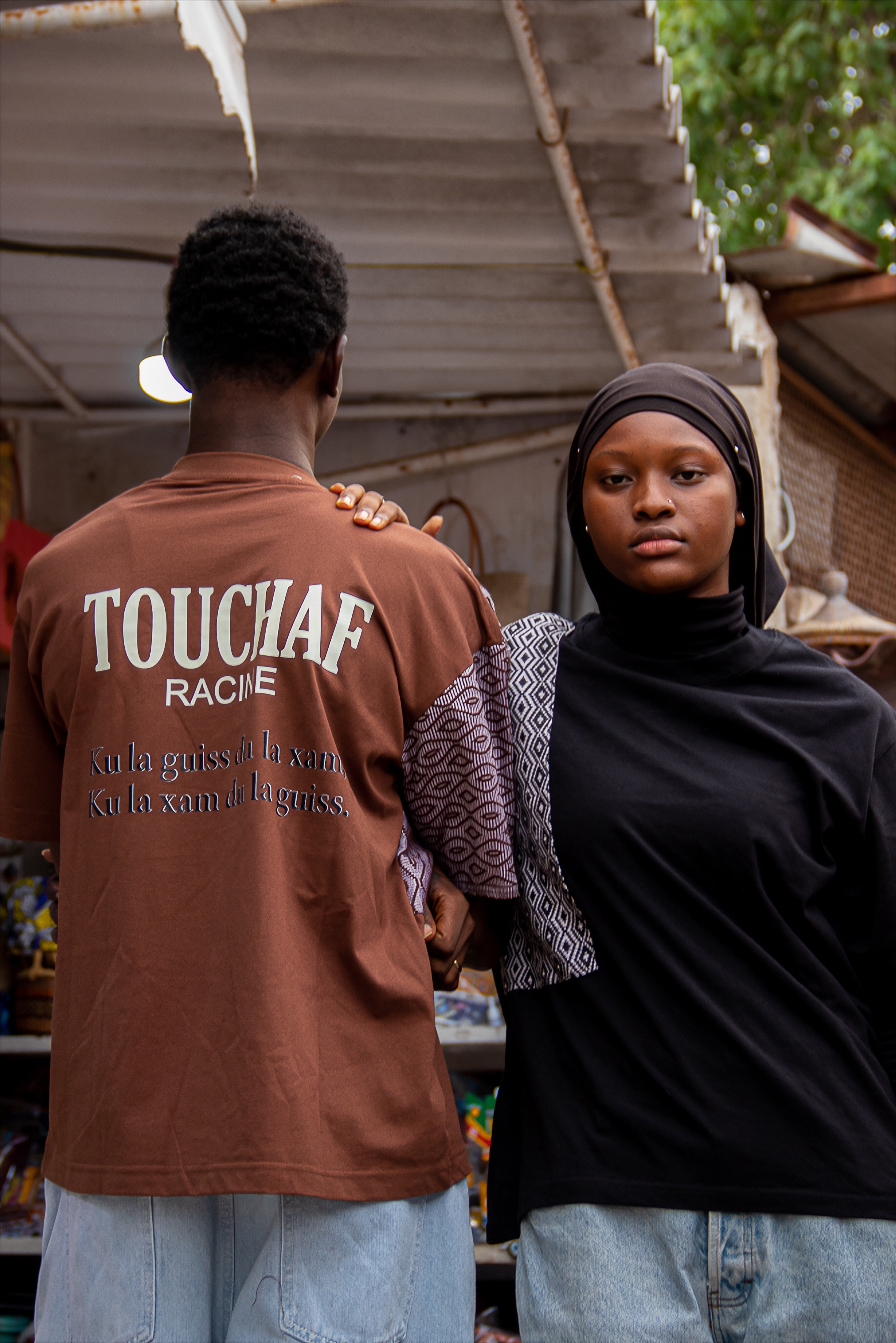 T-shirt à manches imprimées