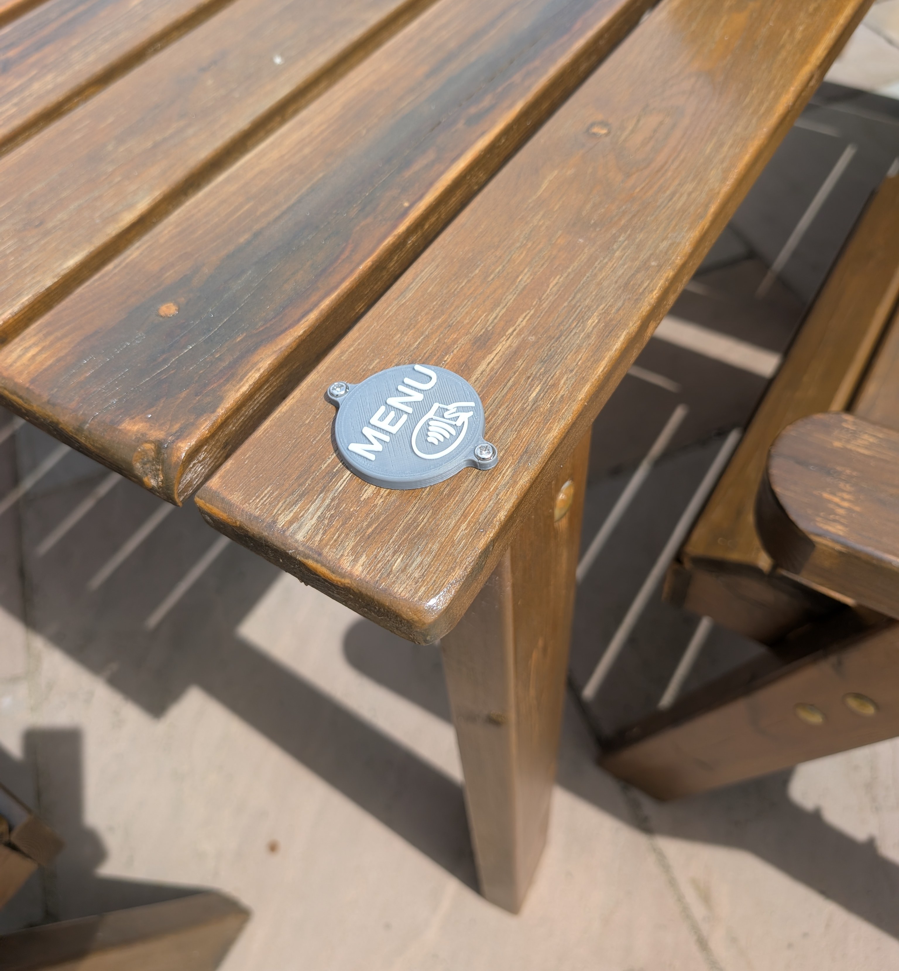 Table Menu Tag V2 (Quantity 5)