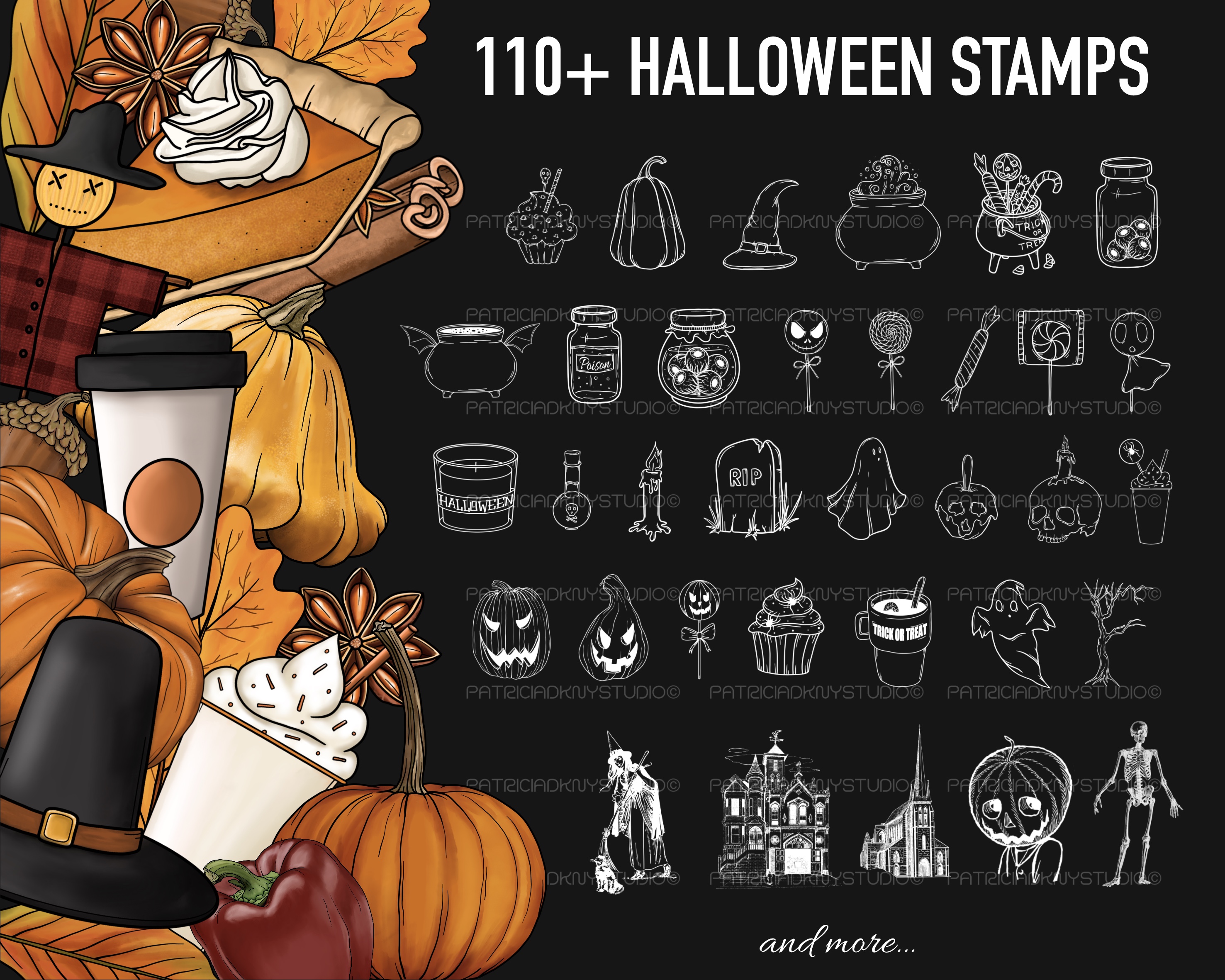 Procreate Fall Stamp Brushes