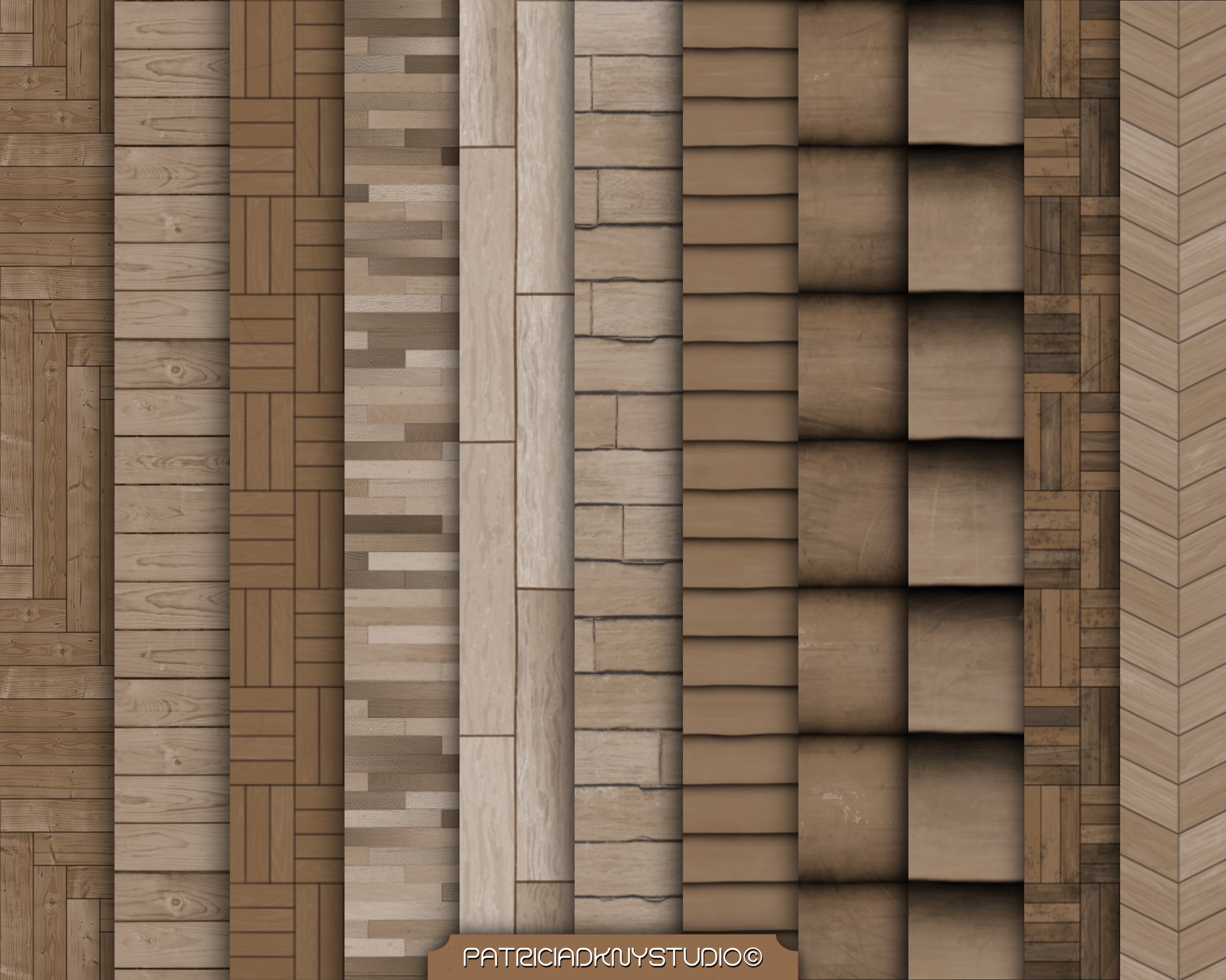 Procreate Wood Texture Brushes