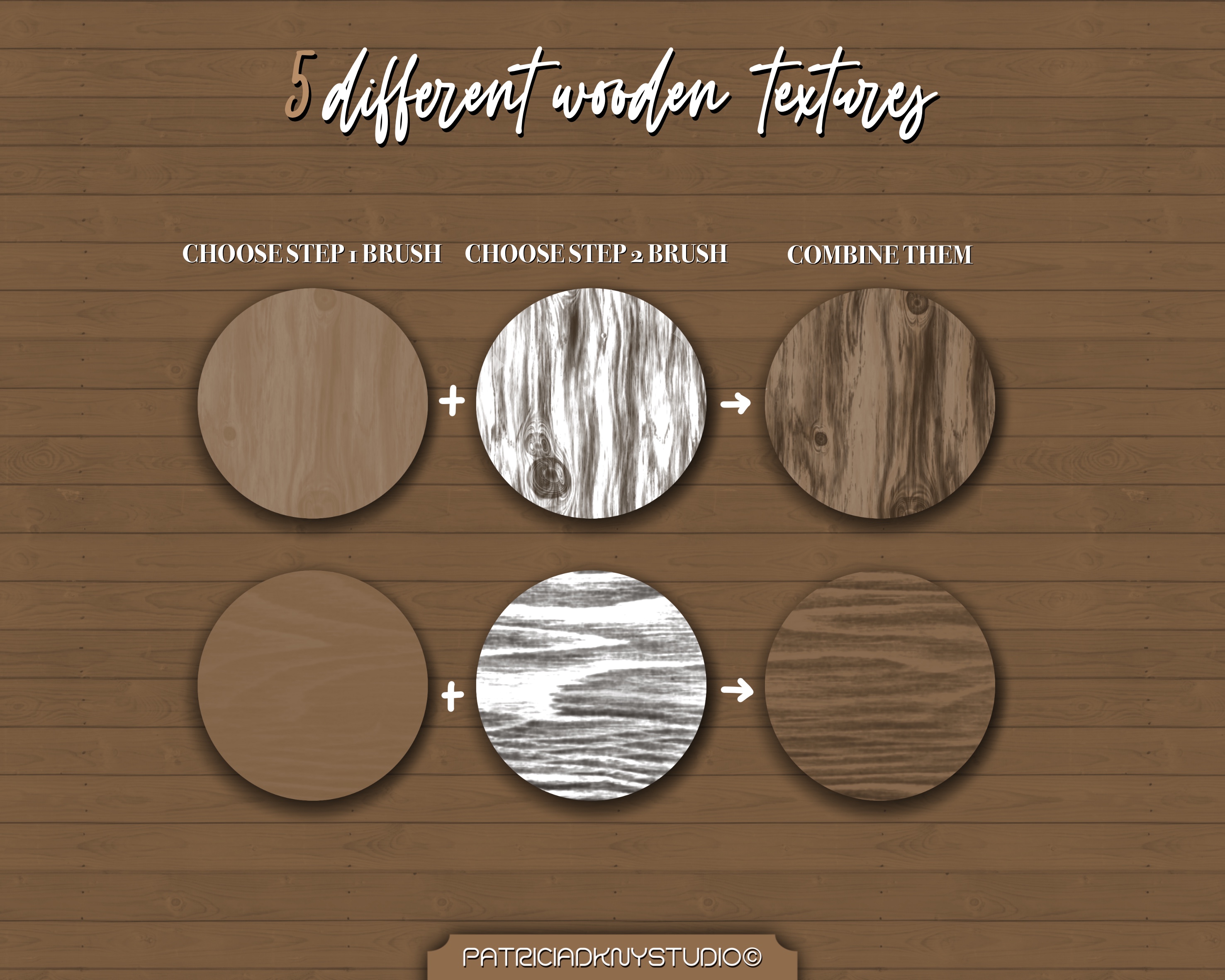Procreate Wood Texture Brushes