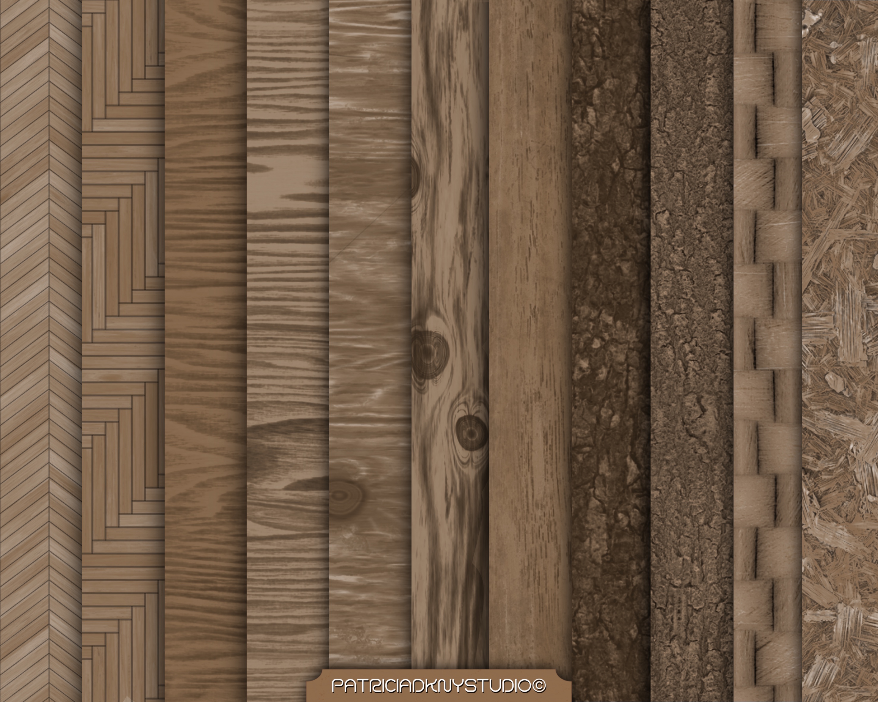 Procreate Wood Texture Brushes