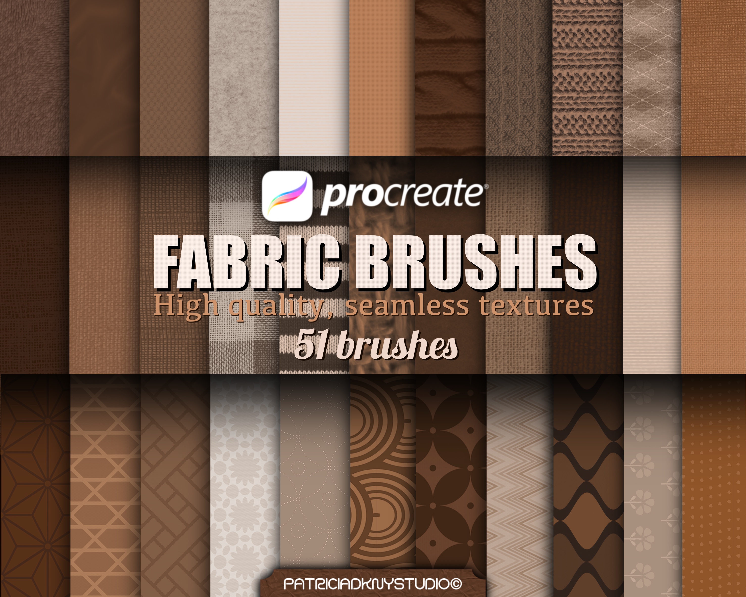 Procreate Fabric Texture Brushes