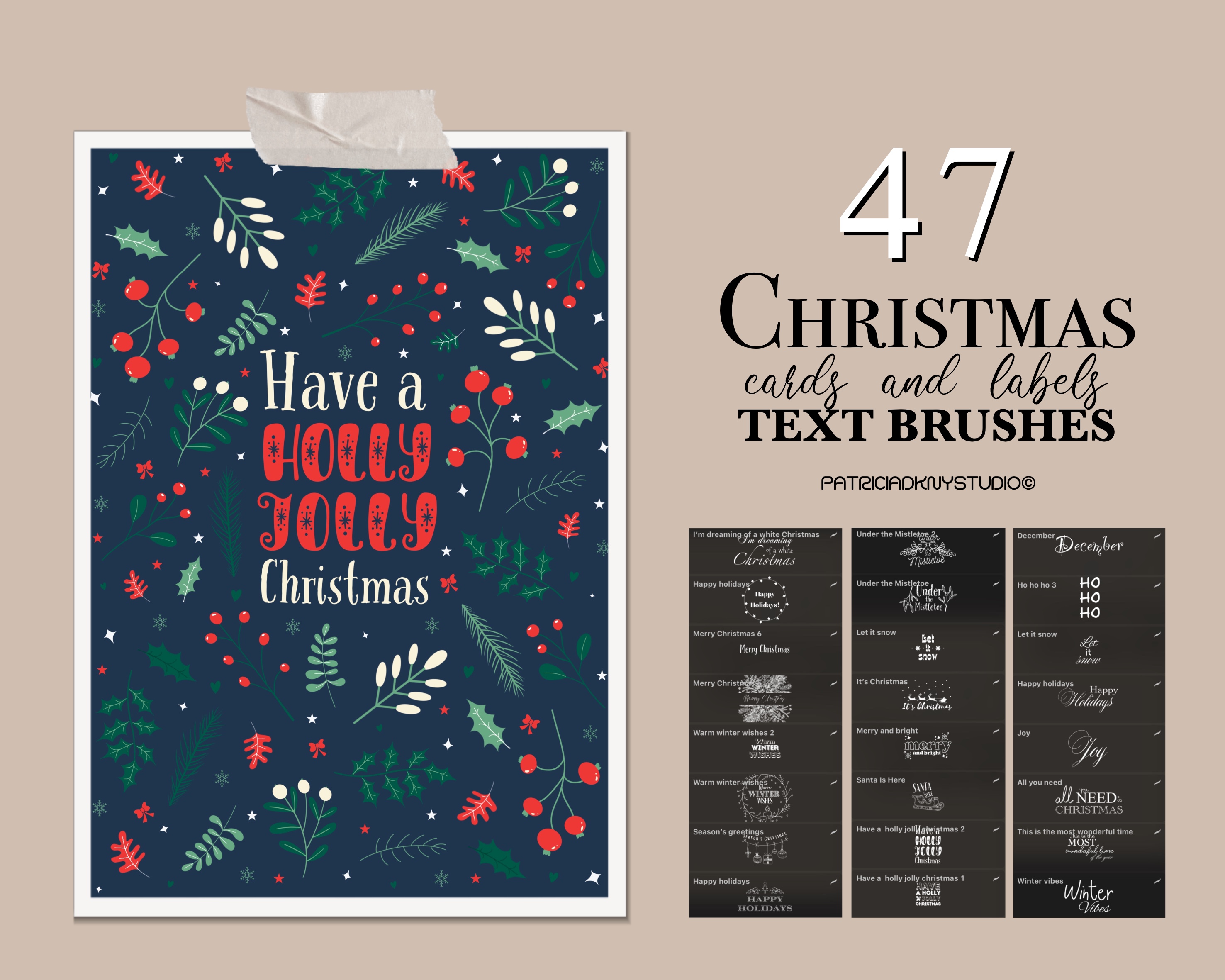 Procreate Christmas Card Creator