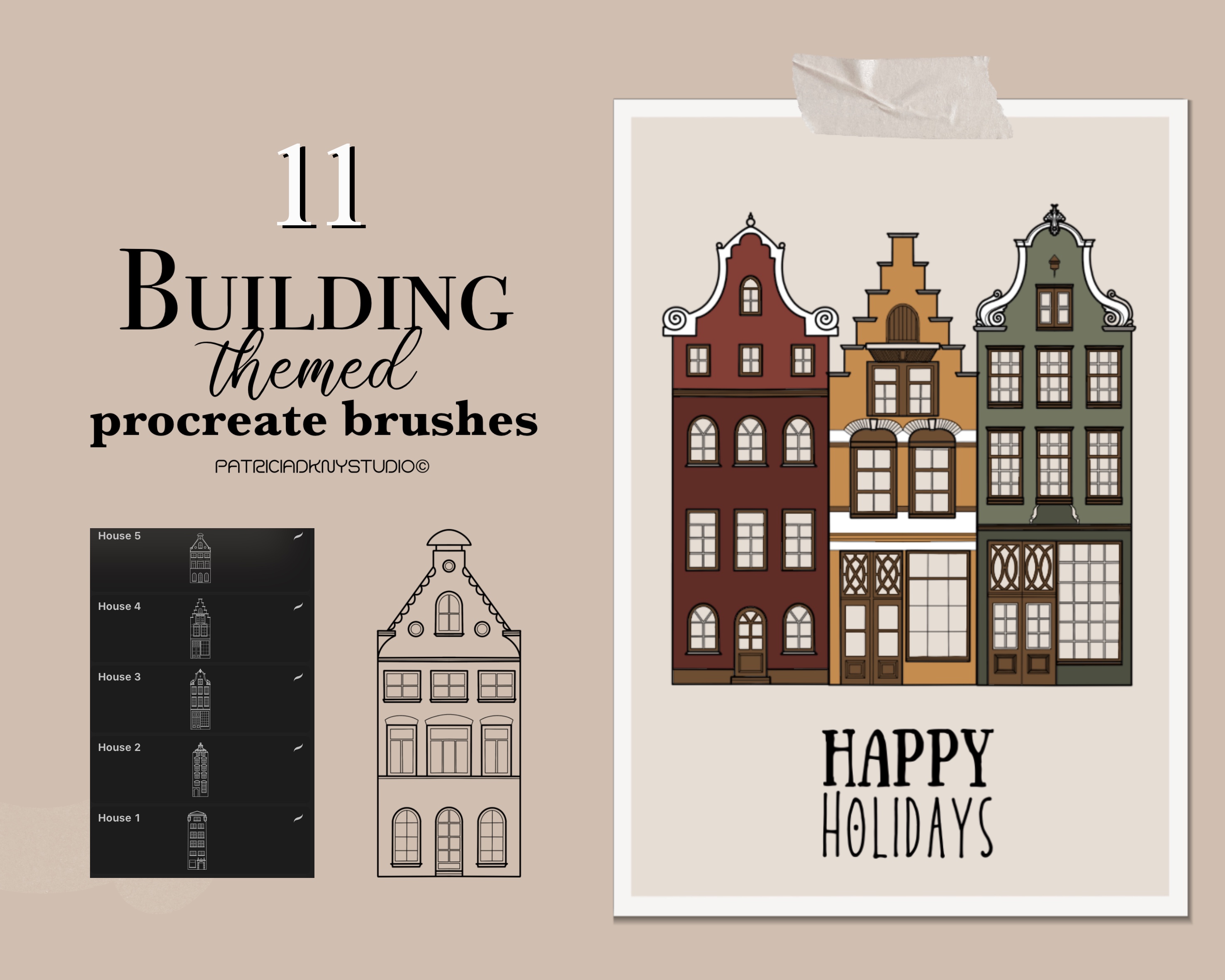 Procreate Christmas Card Creator