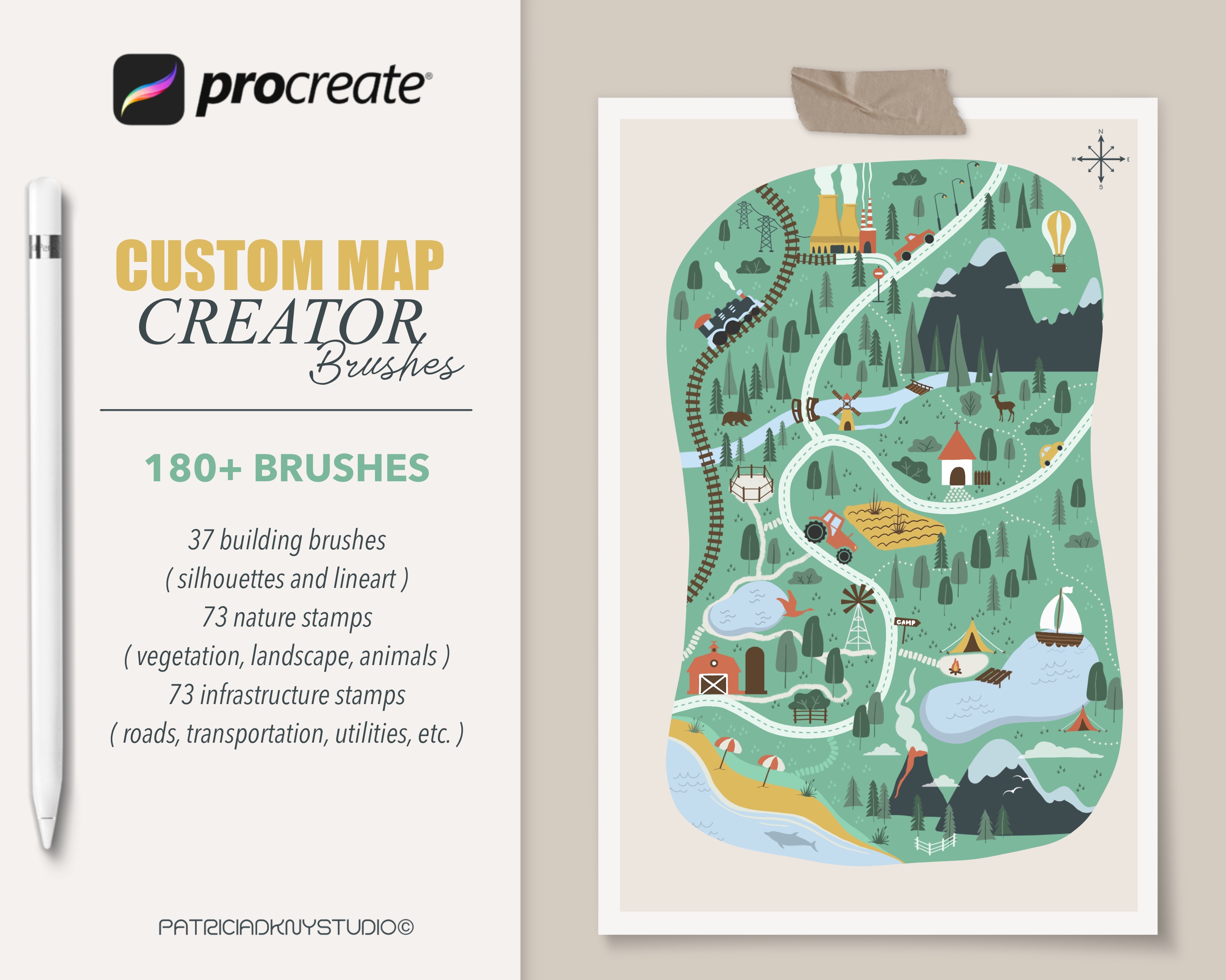 Procreate Custom Map Creator