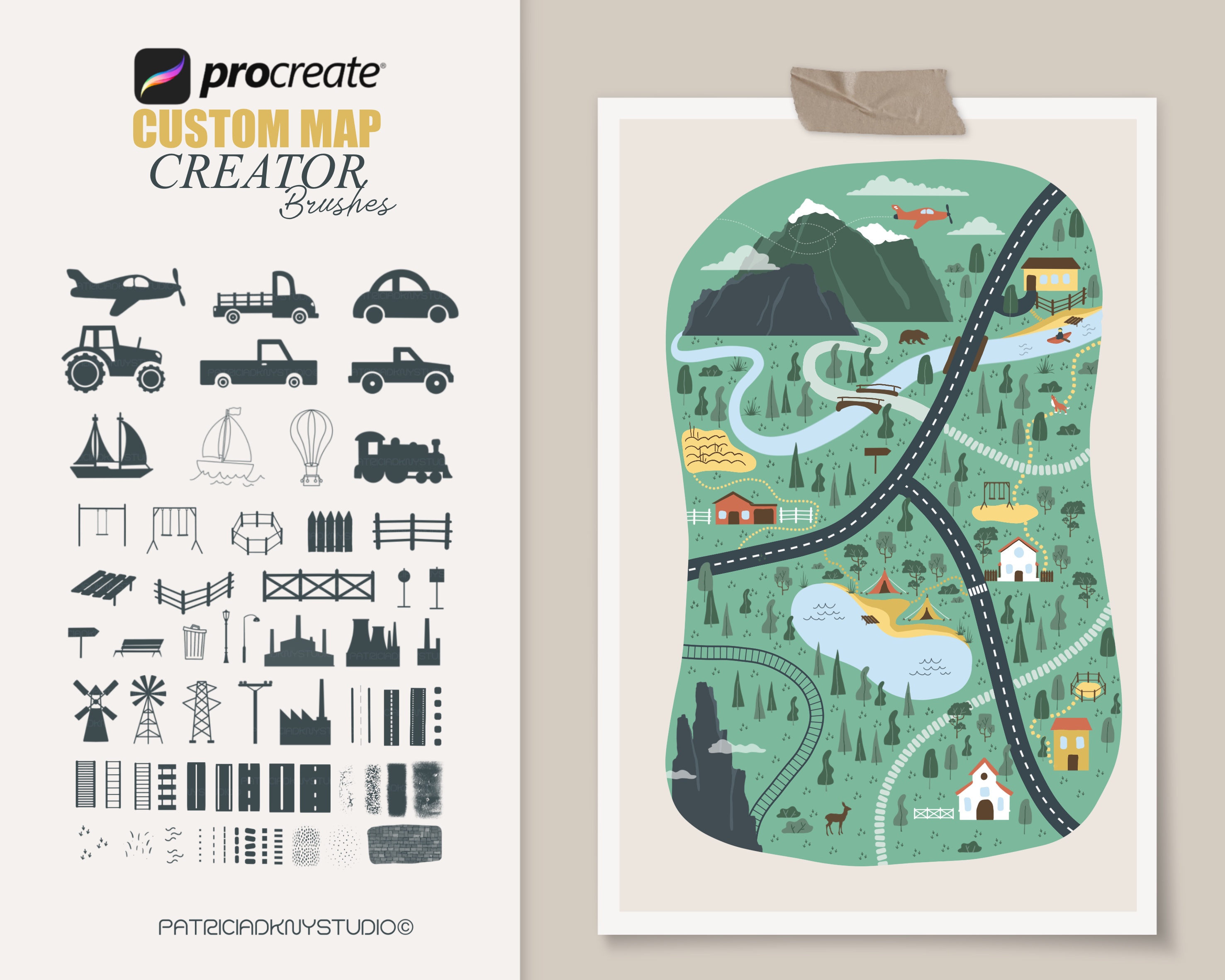 Procreate Custom Map Creator