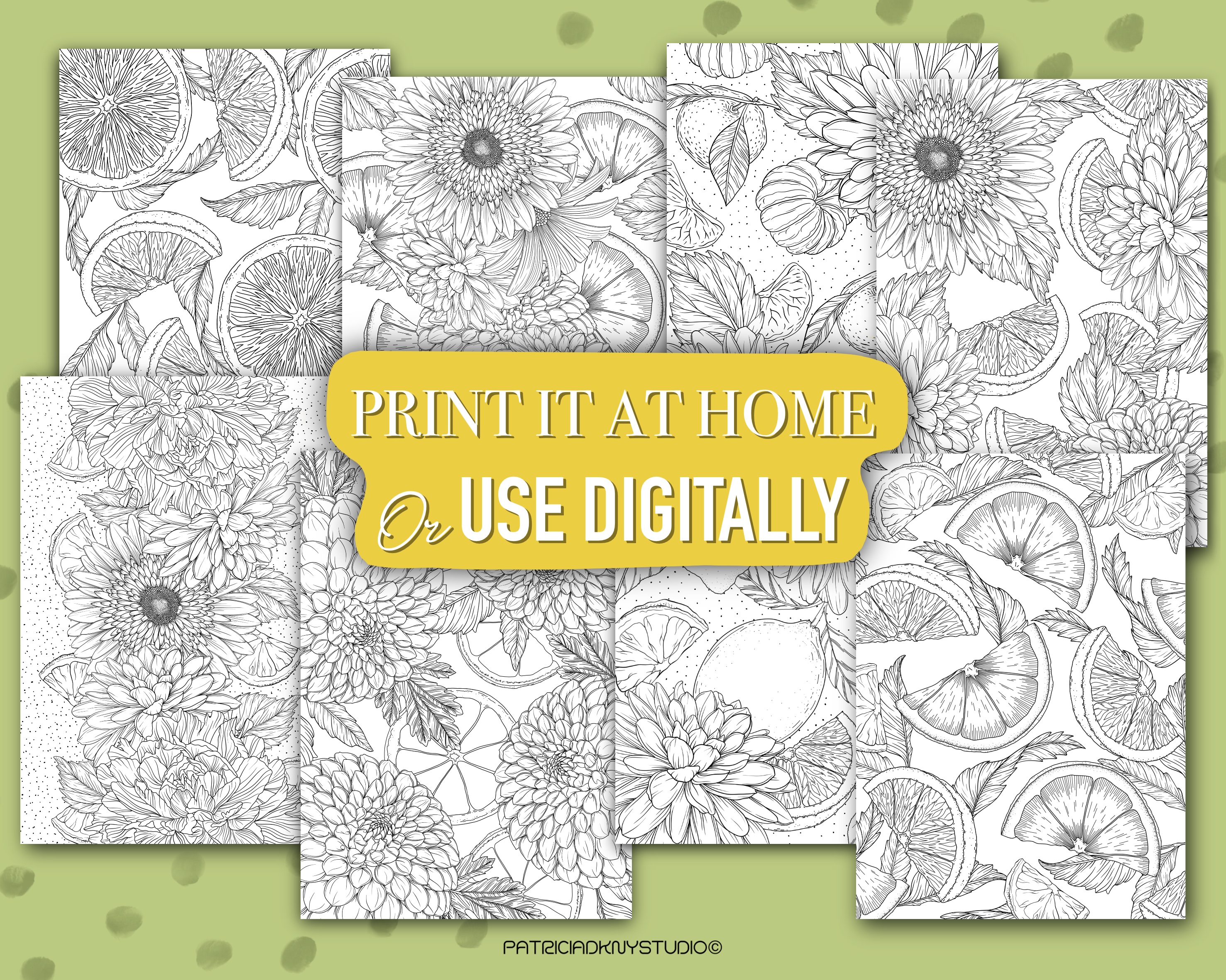 Citrus Coloring Book