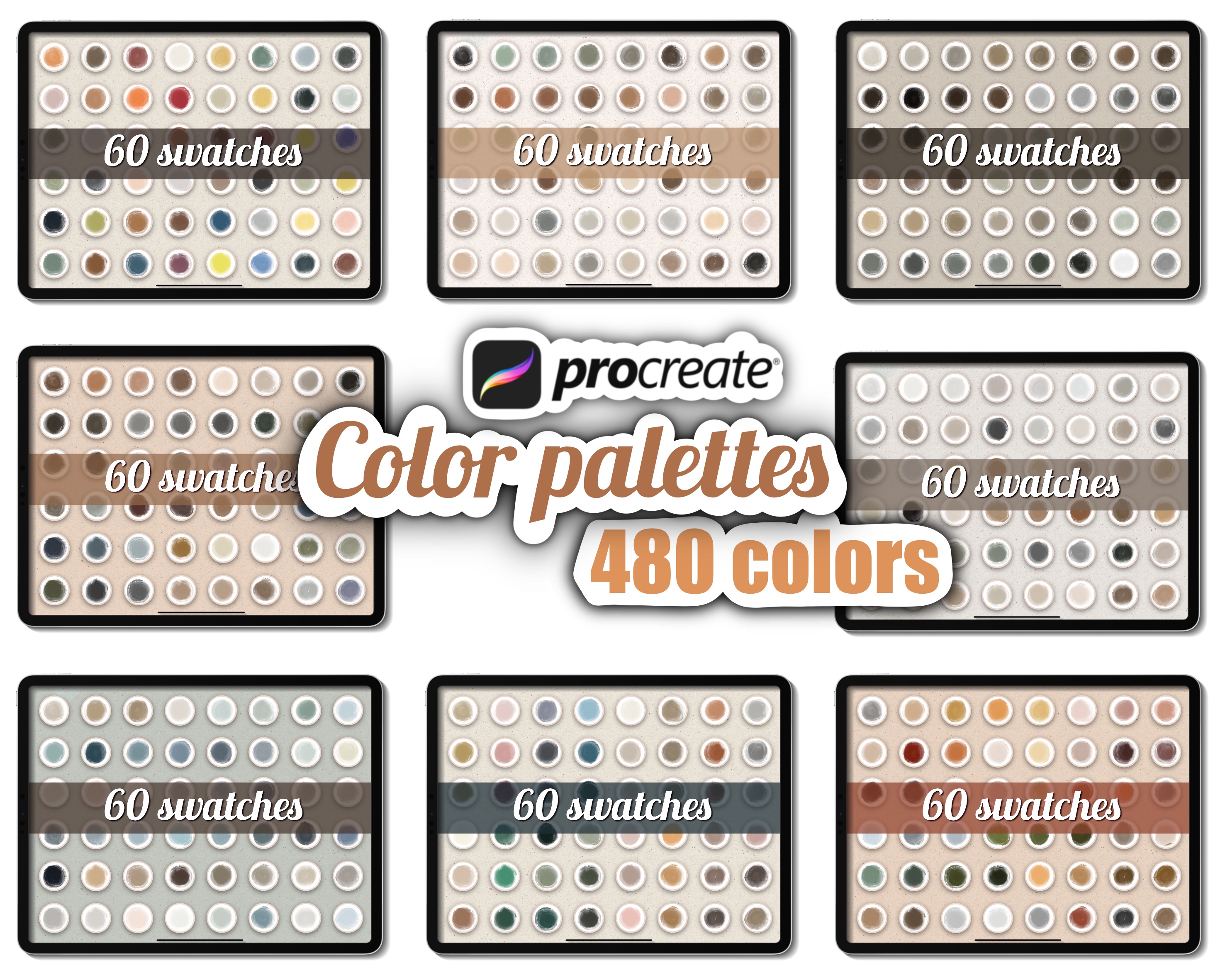 Procreate Interior Design Color Palette