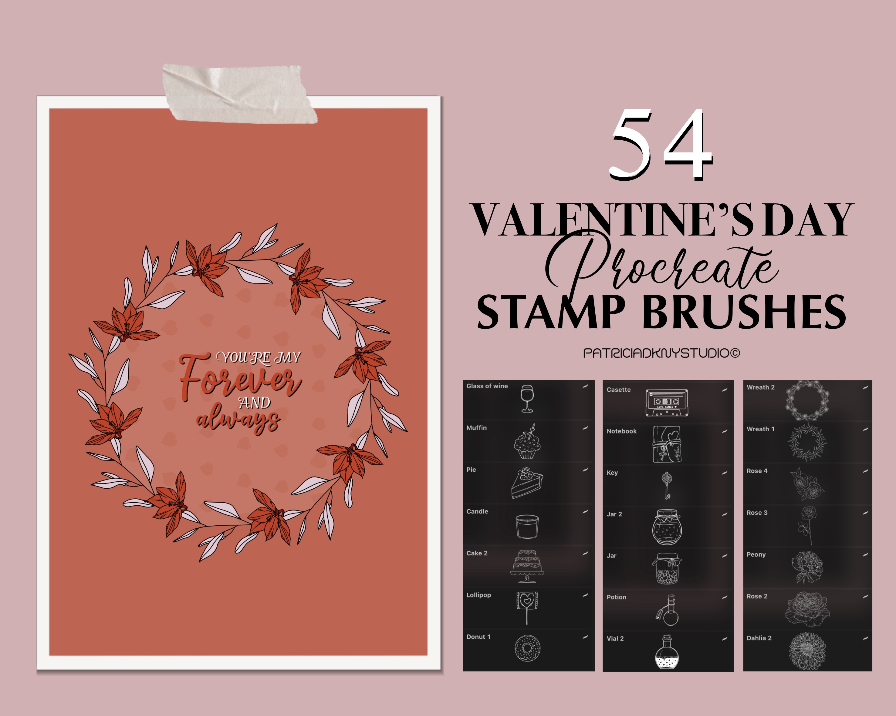 Procreate Valentine’s Day Card Creator