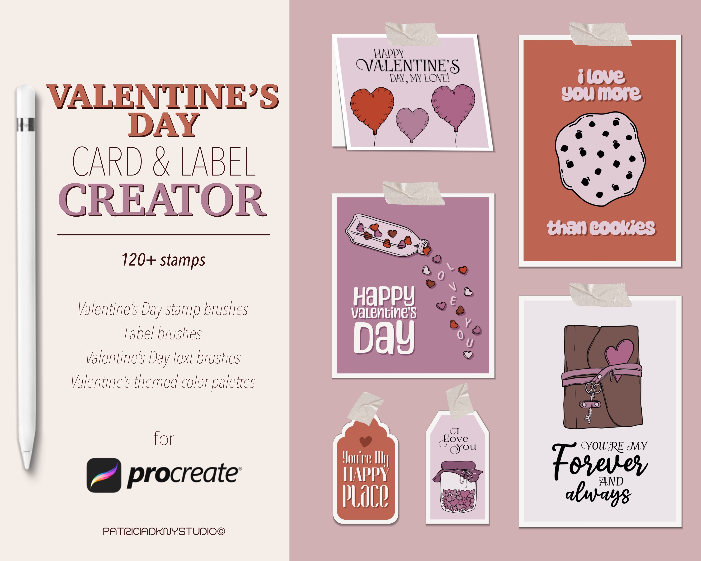 Procreate Valentine’s Day Card Creator