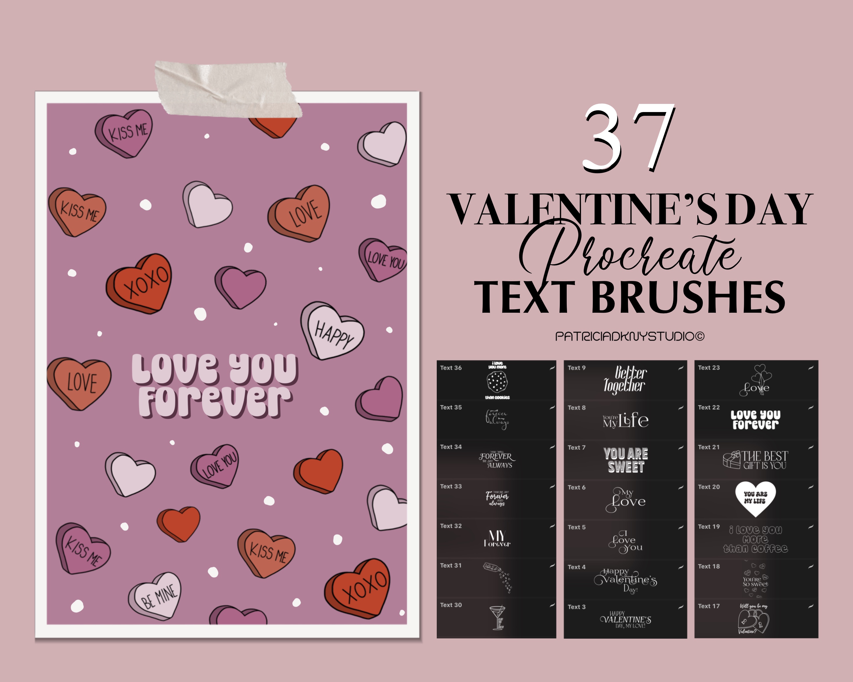 Procreate Valentine’s Day Card Creator