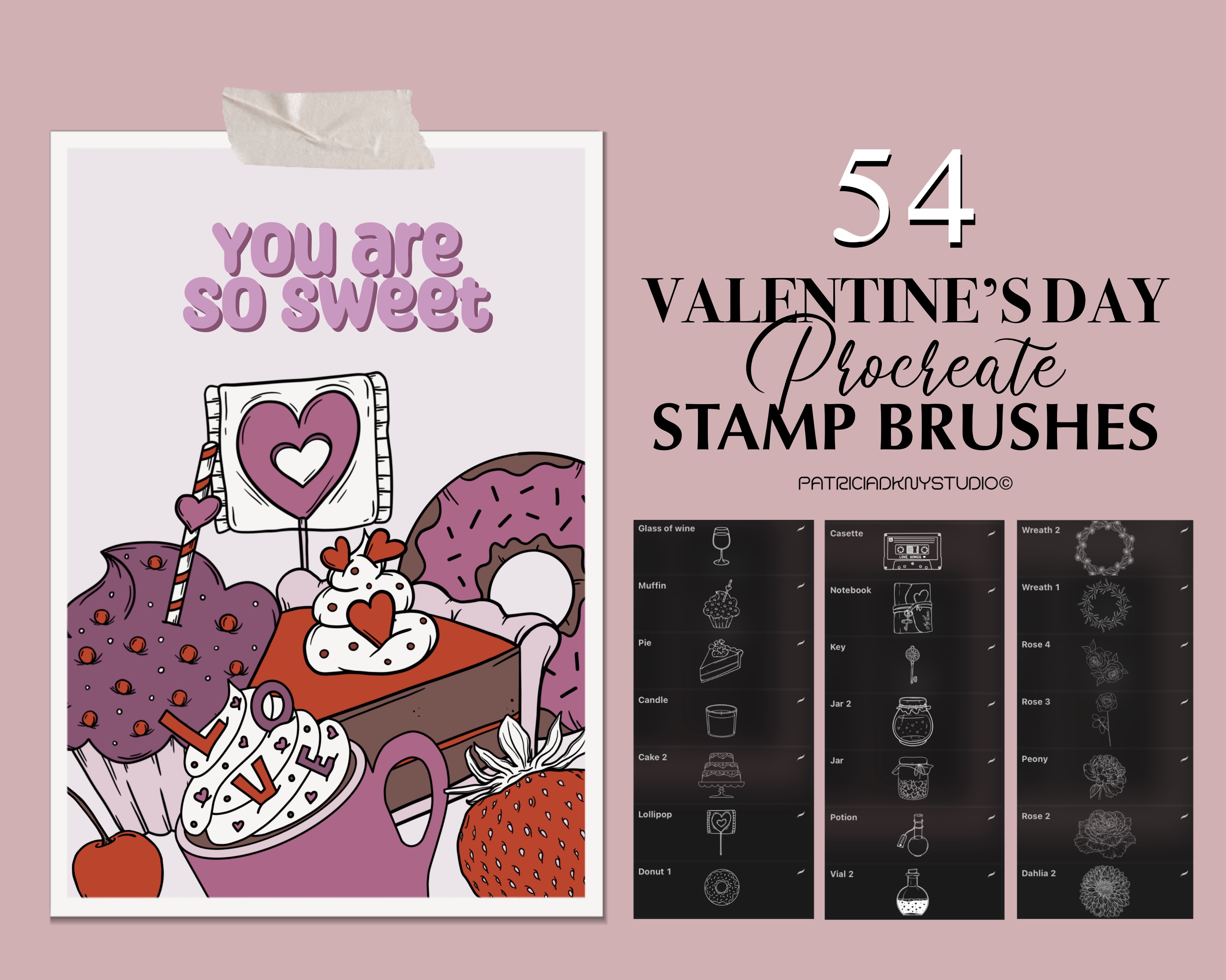 Procreate Valentine’s Day Card Creator