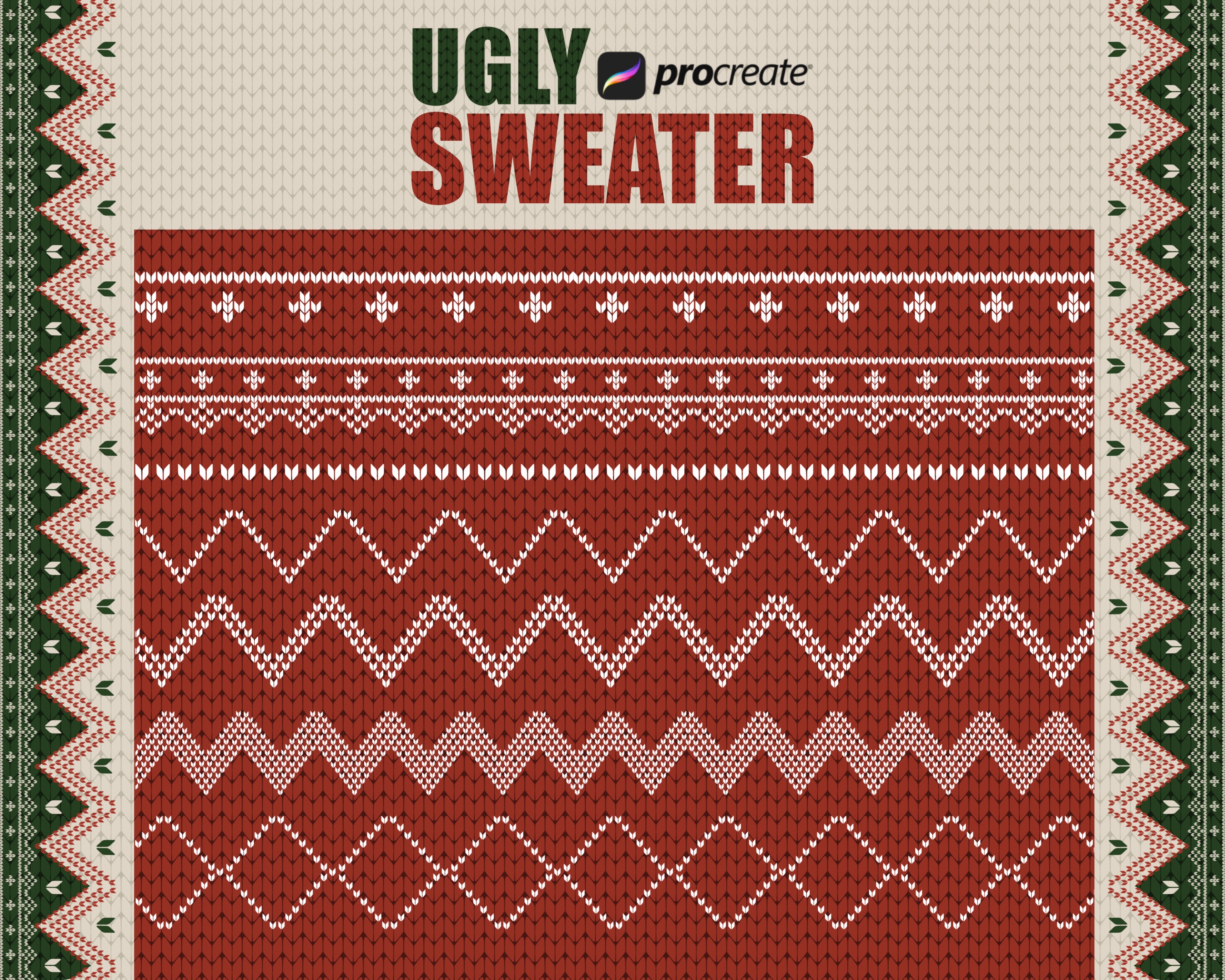 Procreate Ugly Sweater Brushes