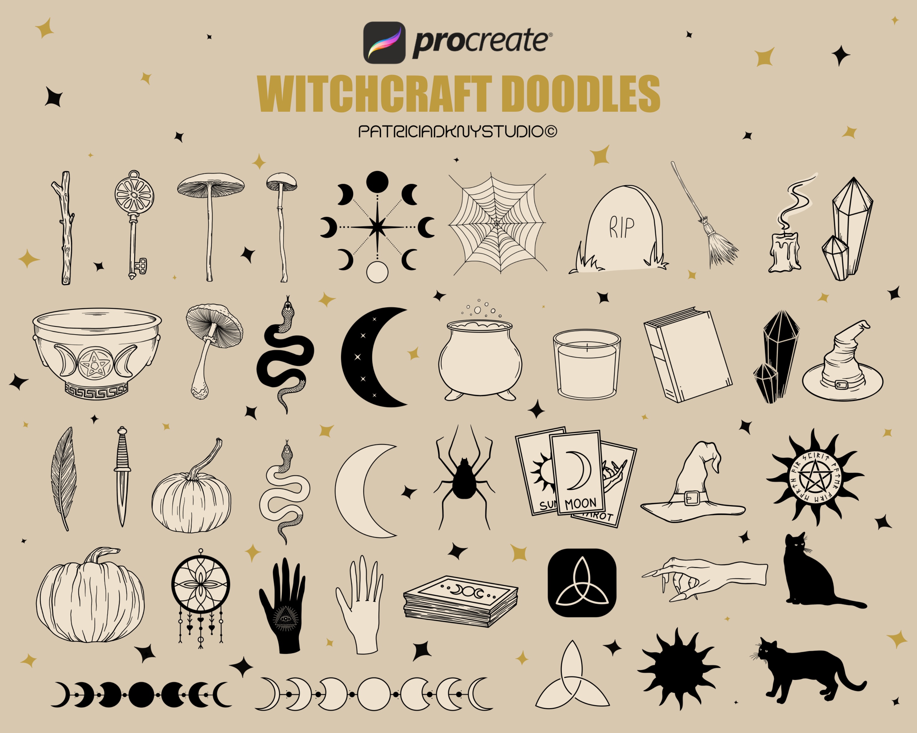 Procreate Witchcraft Brushes