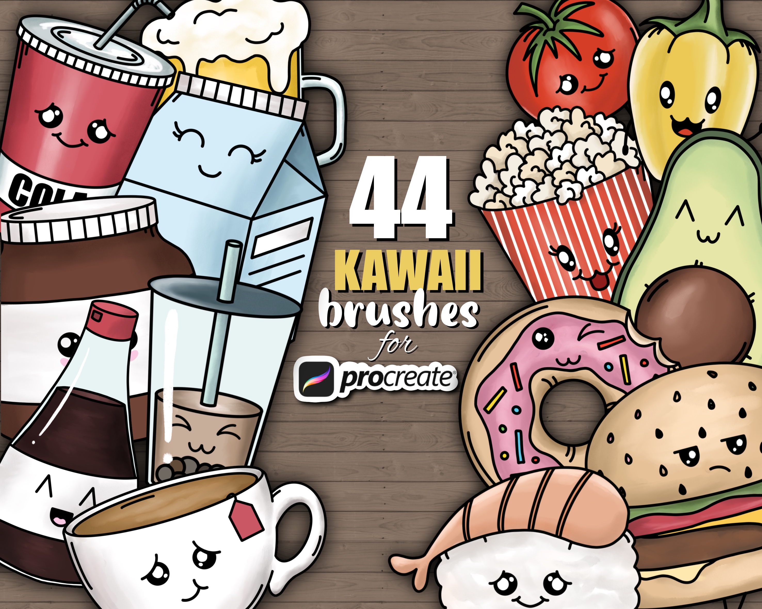 Procreate Kawaii Brushes