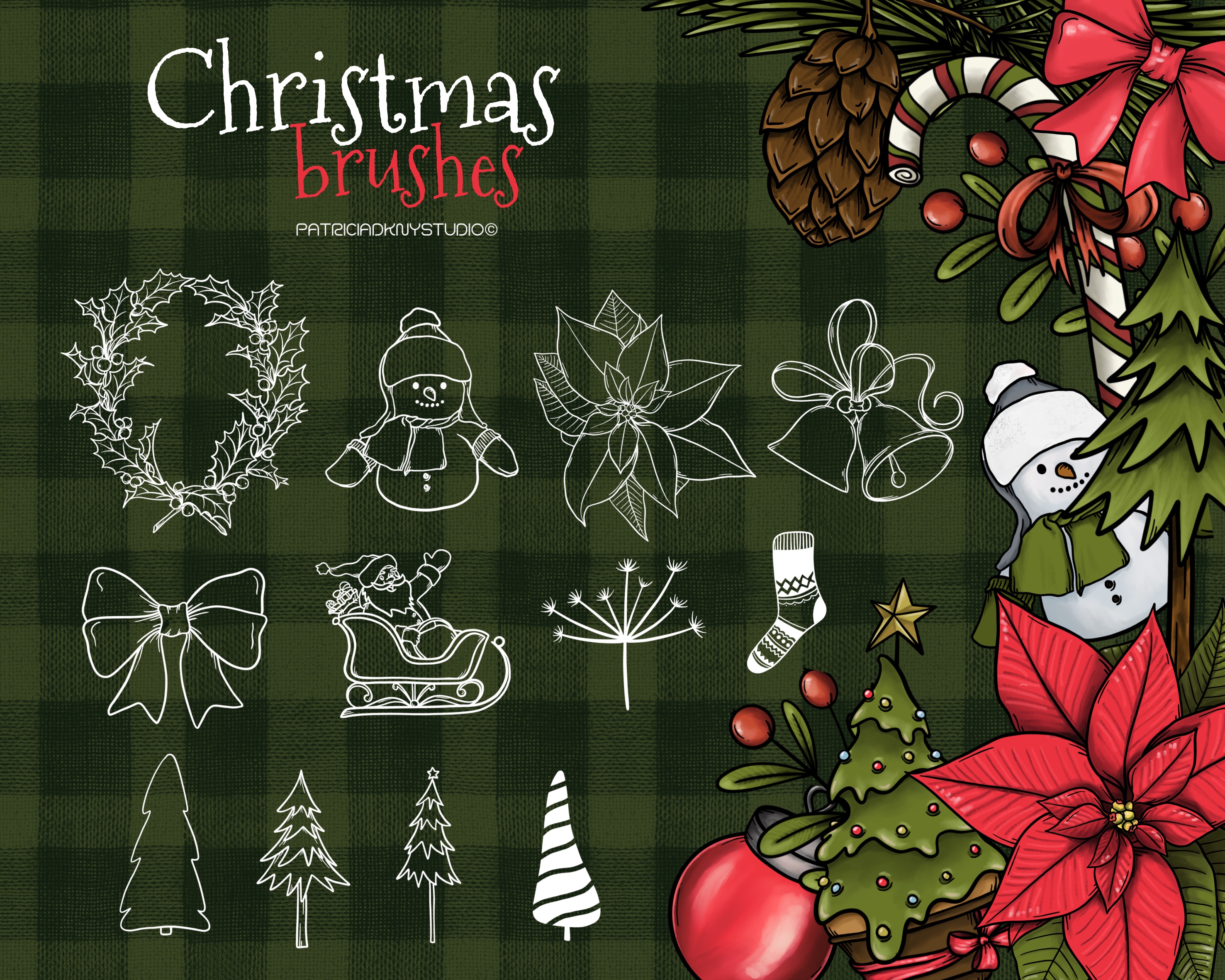 Procreate Christmas Brushes