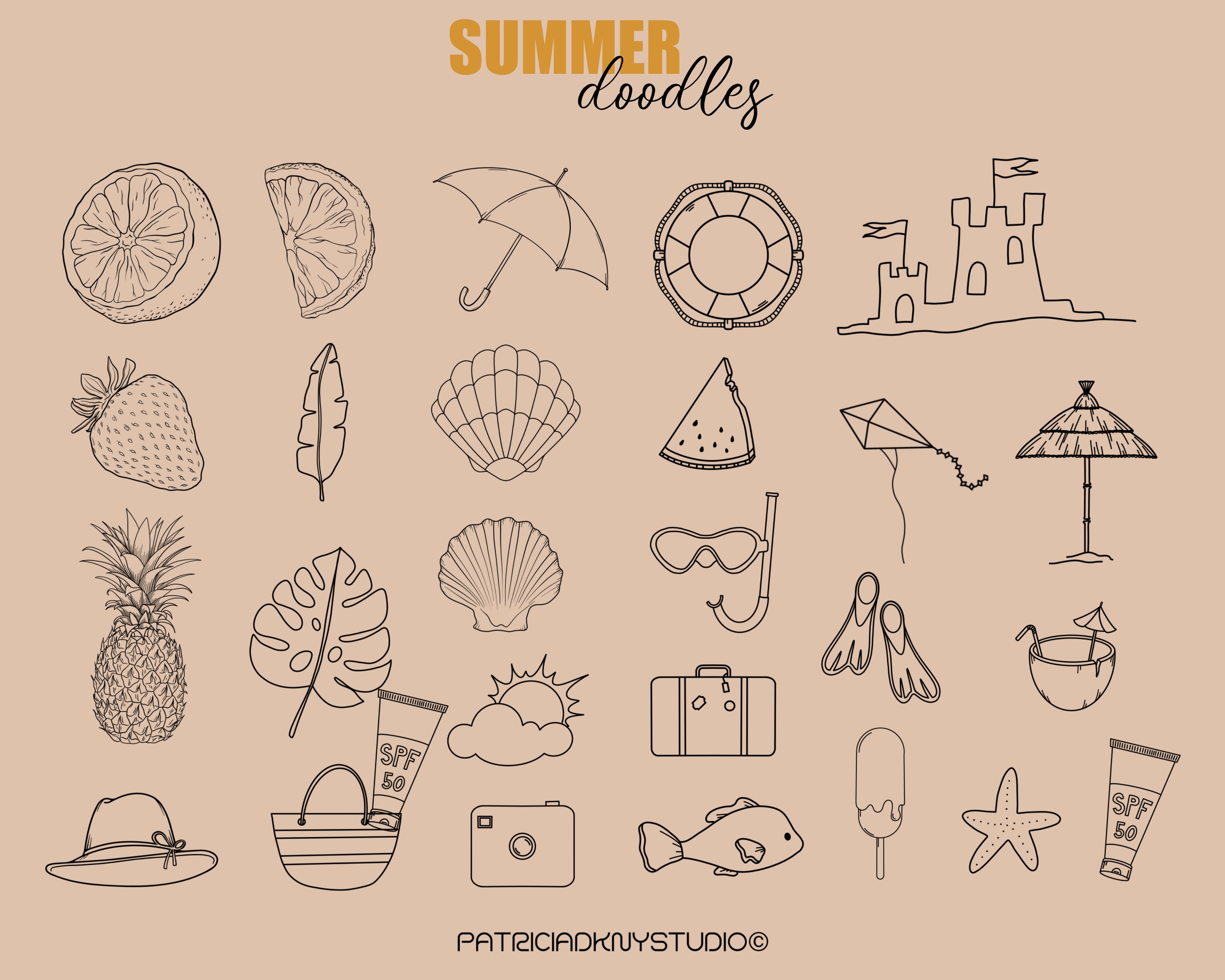 Procreate Summer Brushes