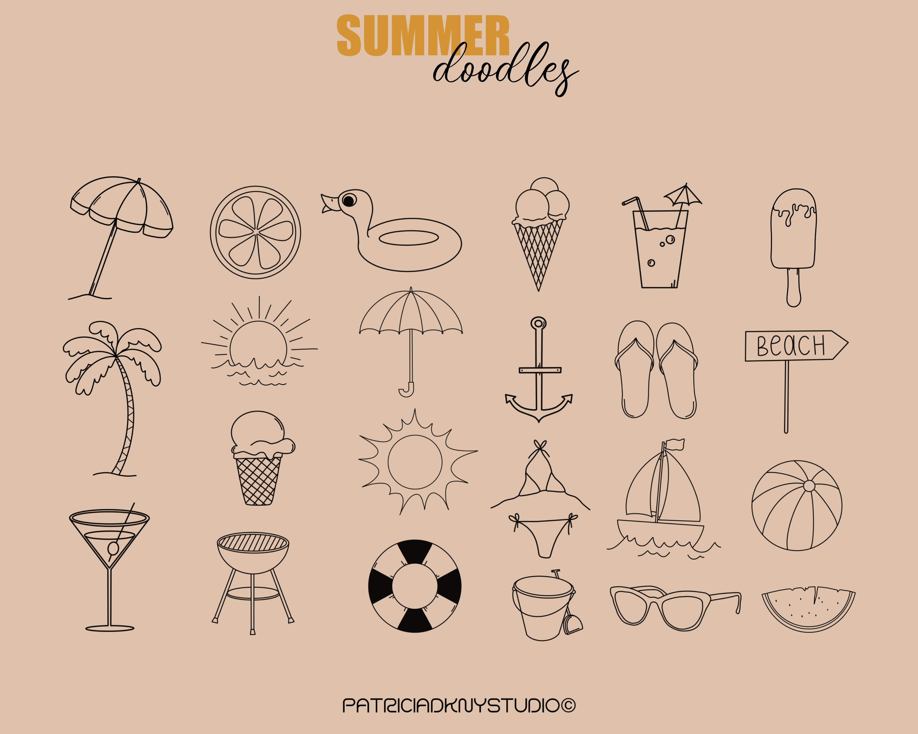 Procreate Summer Brushes