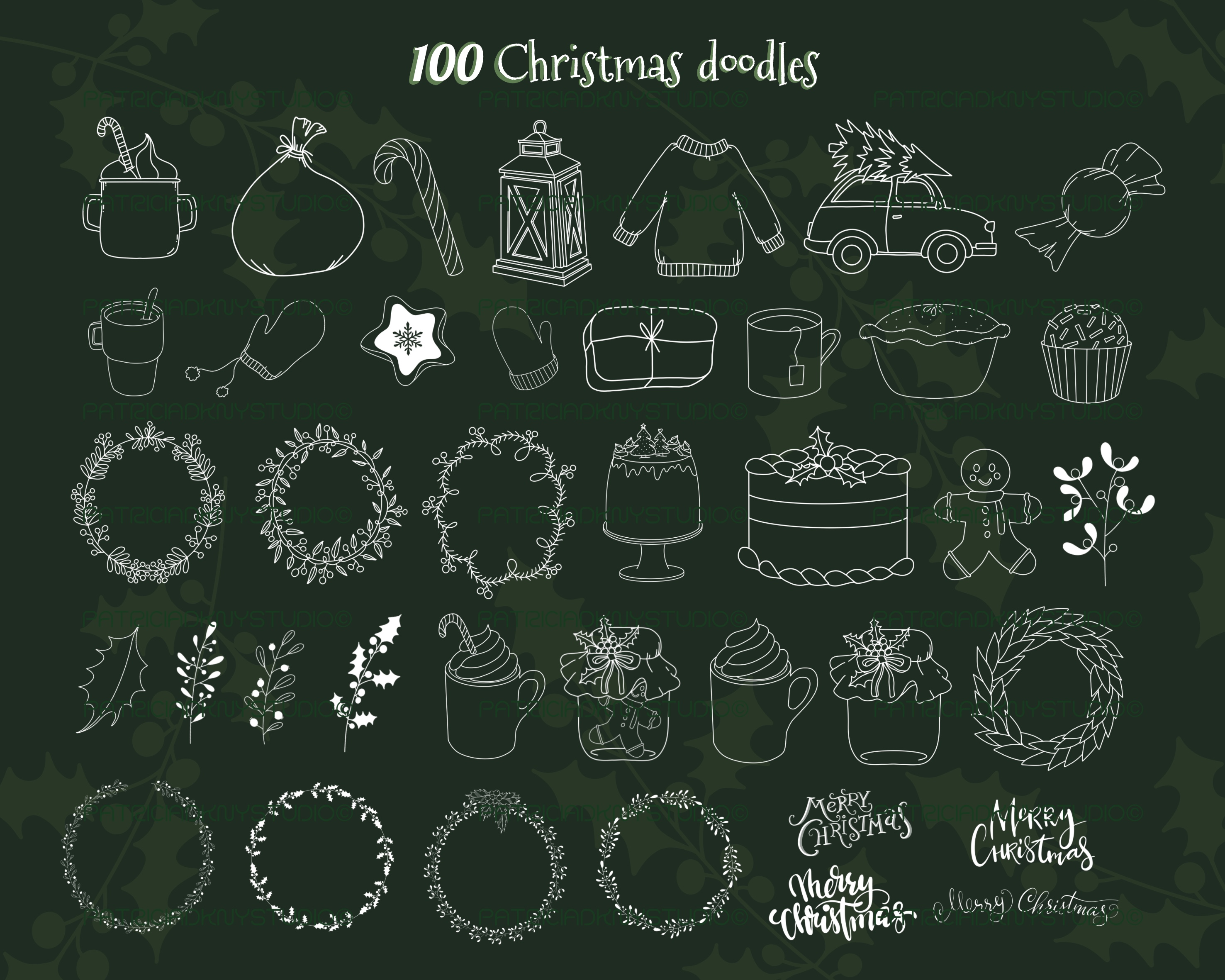 Procreate Christmas Stamp Brushes