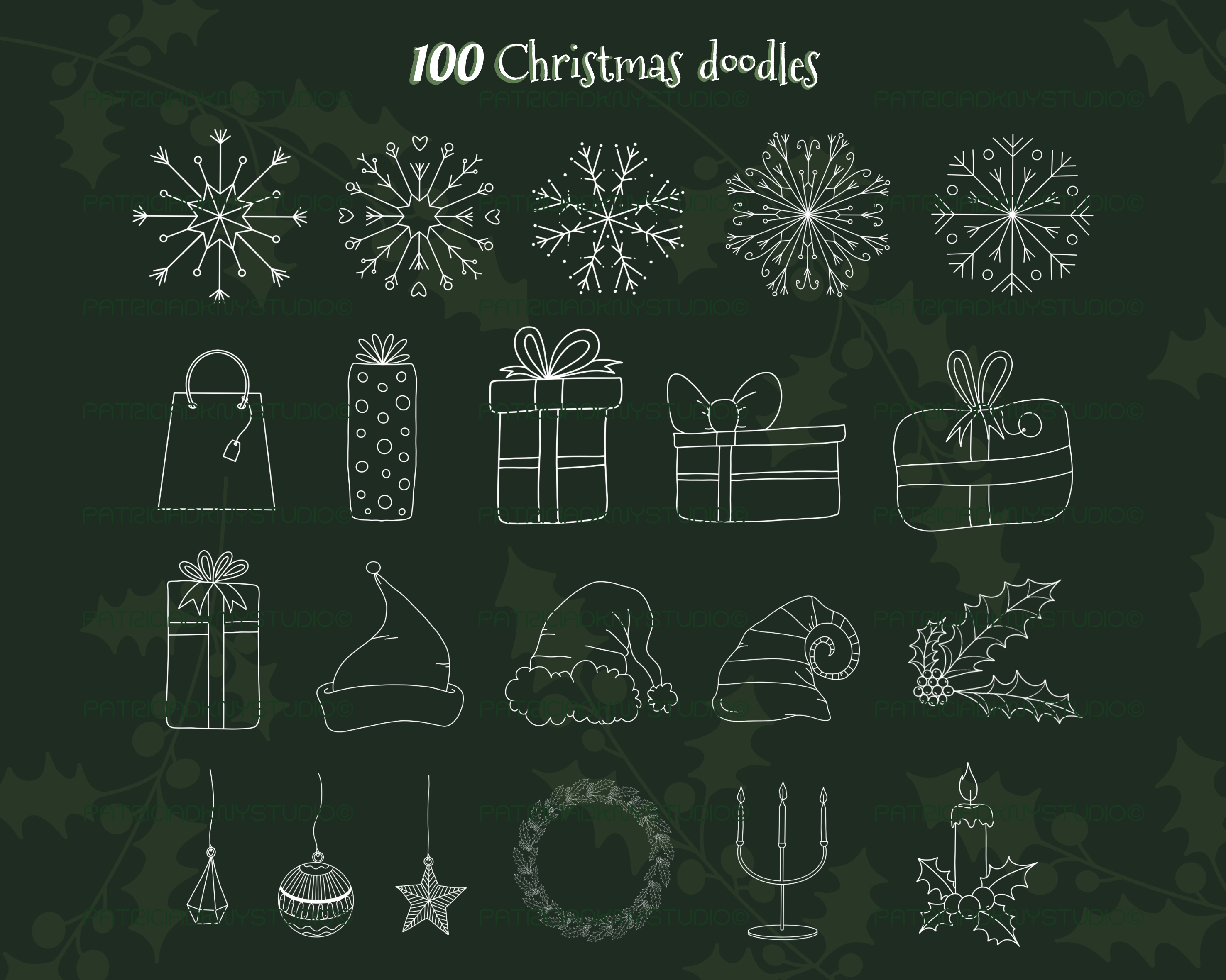 Procreate Christmas Stamp Brushes