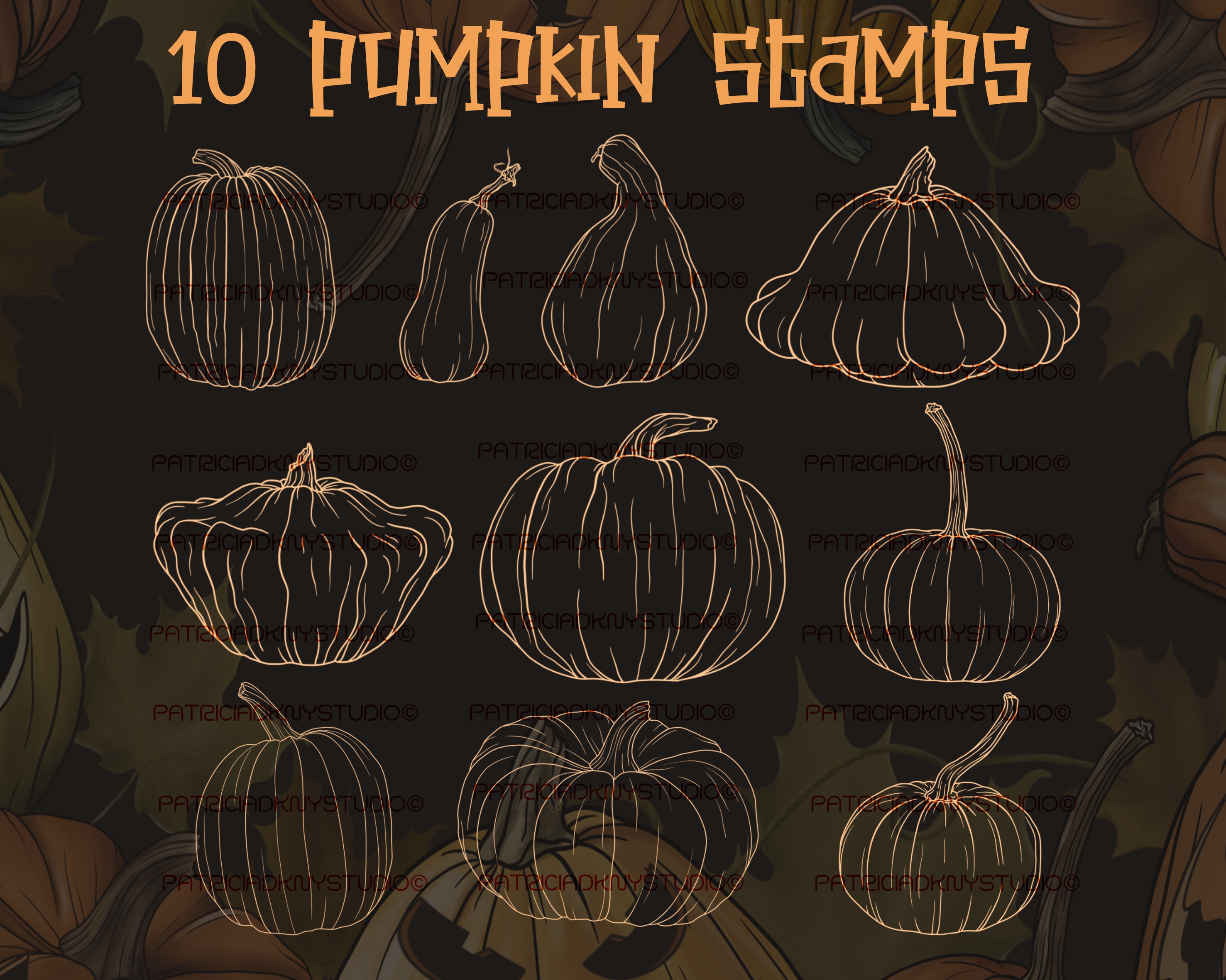 Procreate Halloween Pumpkin Creator