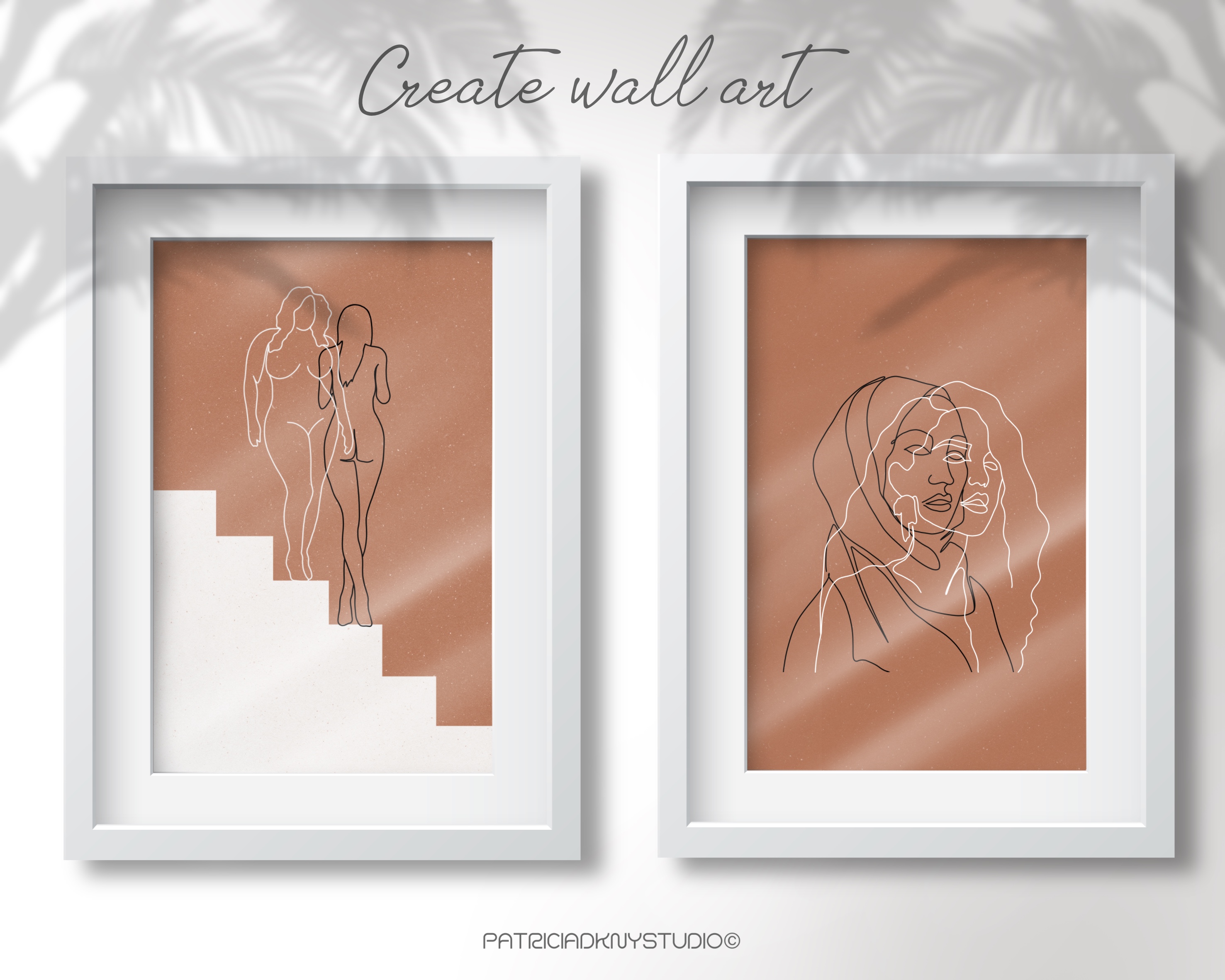 Procreate Single Line Portrait Brushes