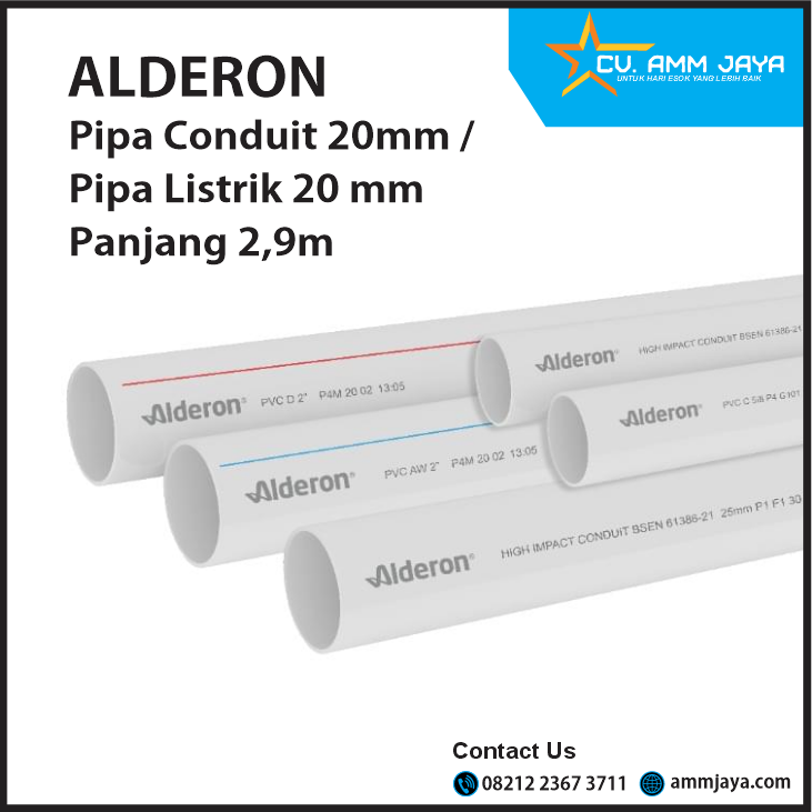 Alderon Pipa Conduit 20mm