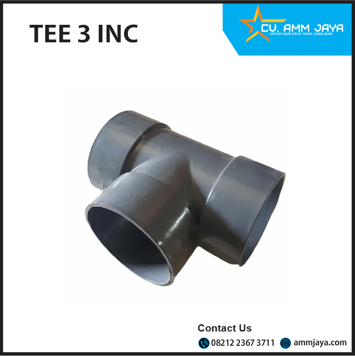 Tee 3 inci PVC