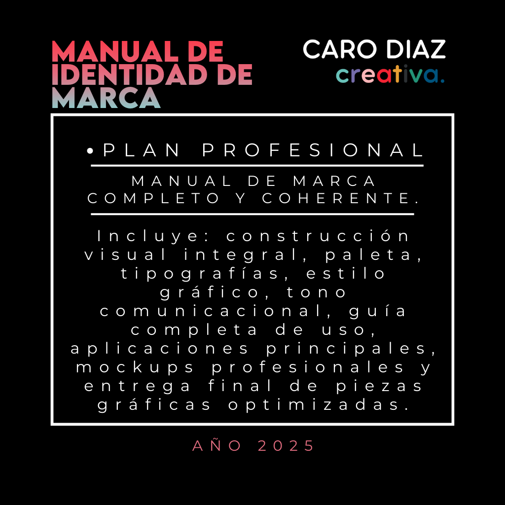 Manual de Identidad de Marca- Plan Profesional