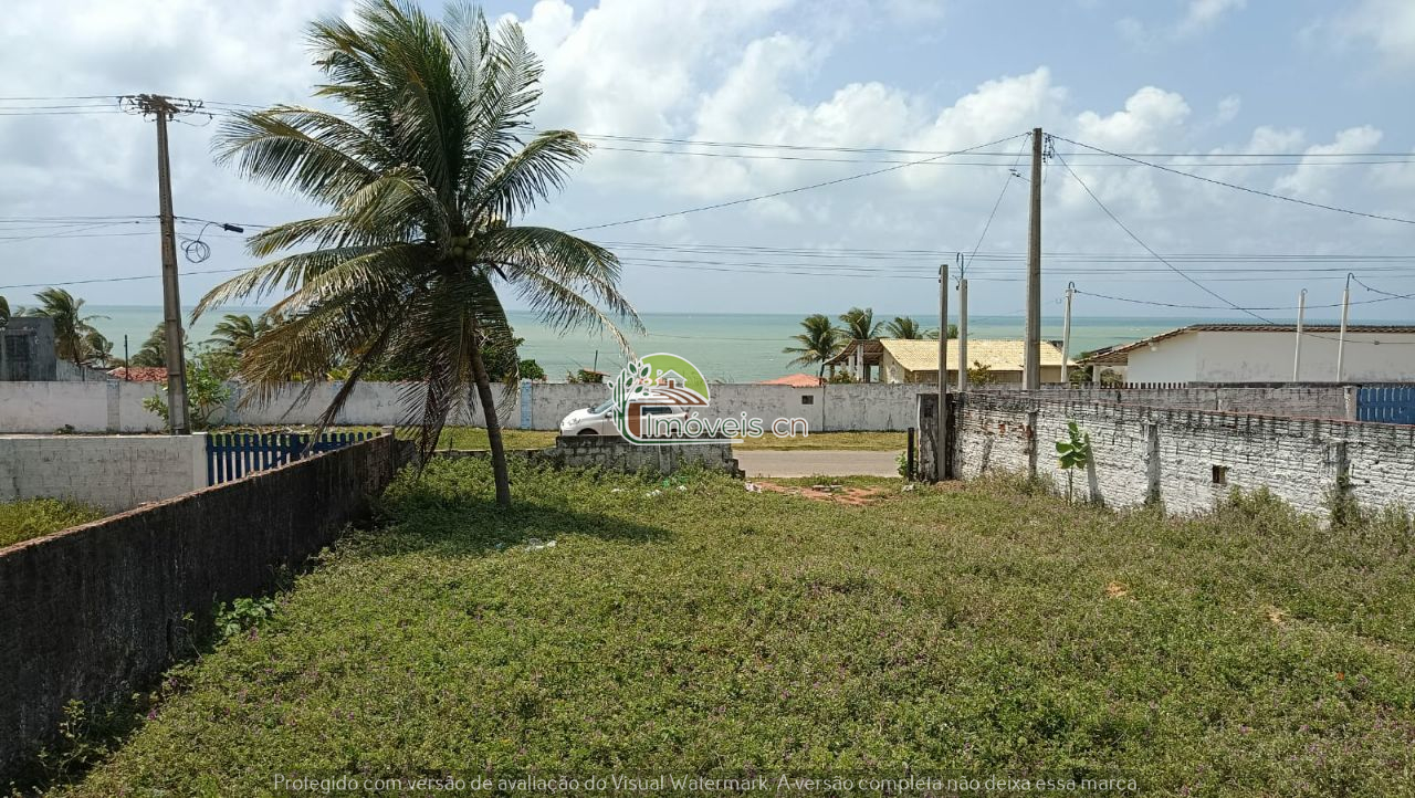 Terreno com vista para o mar e casa em reforma – 1.600M² – Maxaranguape/RN