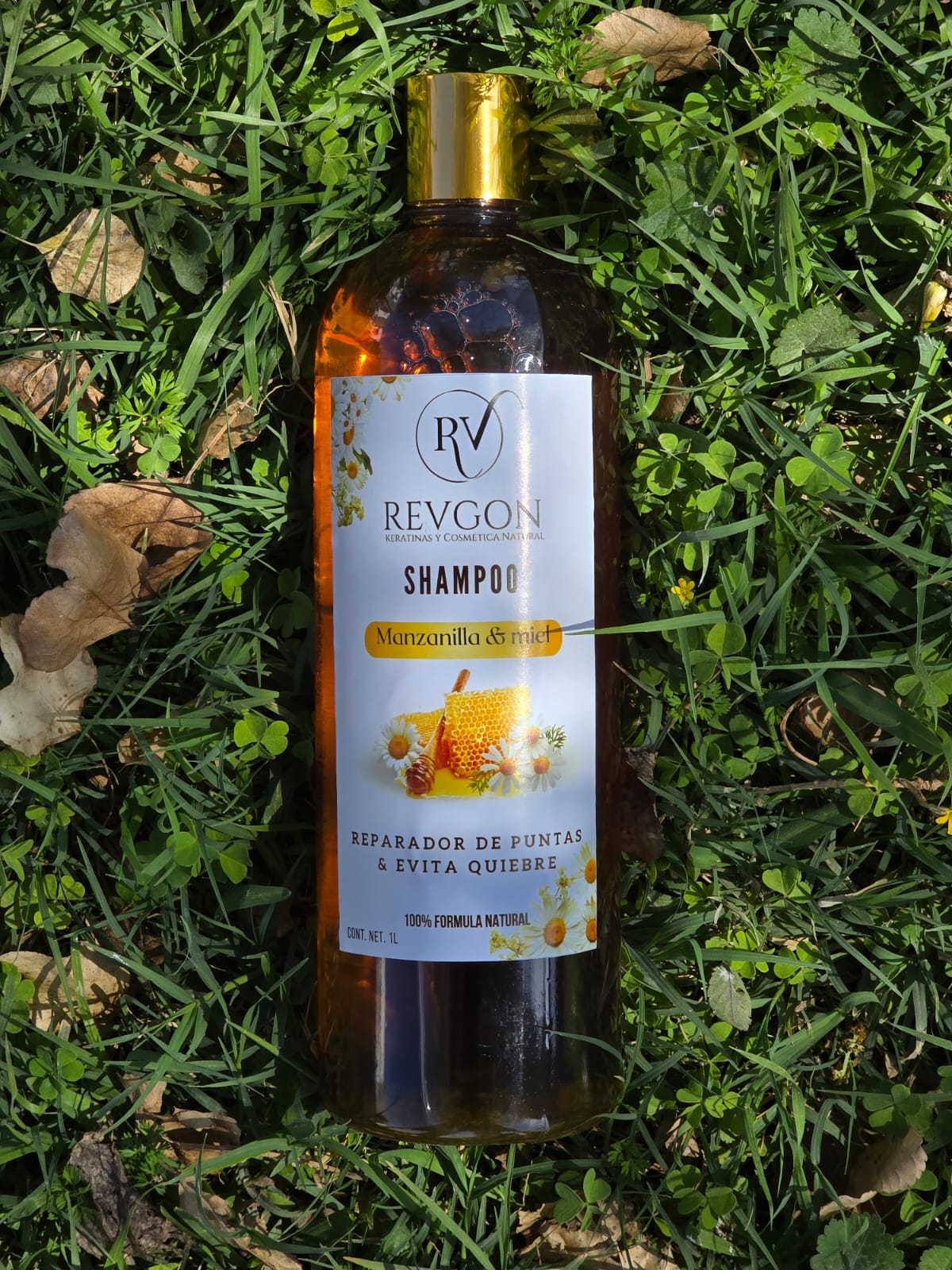 SHAMPOO DE MANZANILLA Y MIEL