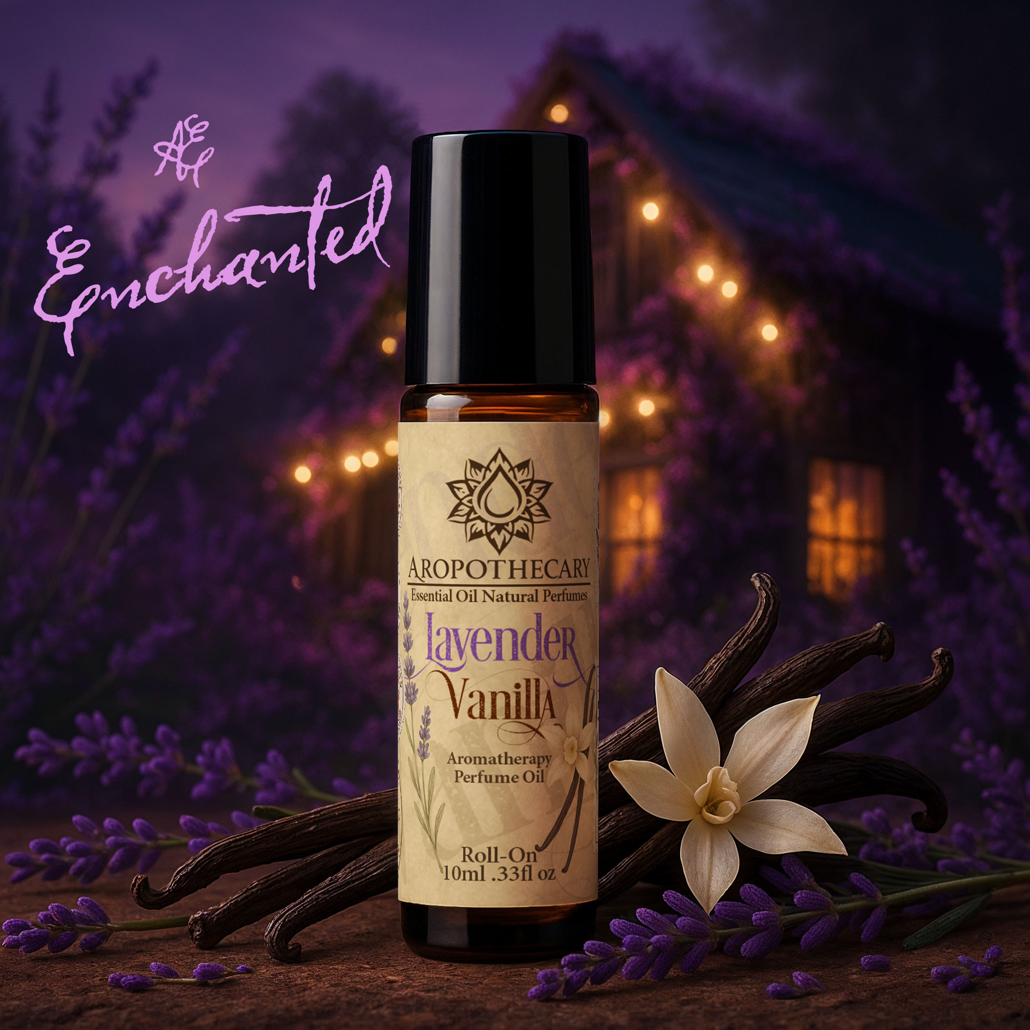 ENCHANTED - Vanilla Lavender Perfume Oil Roll-On