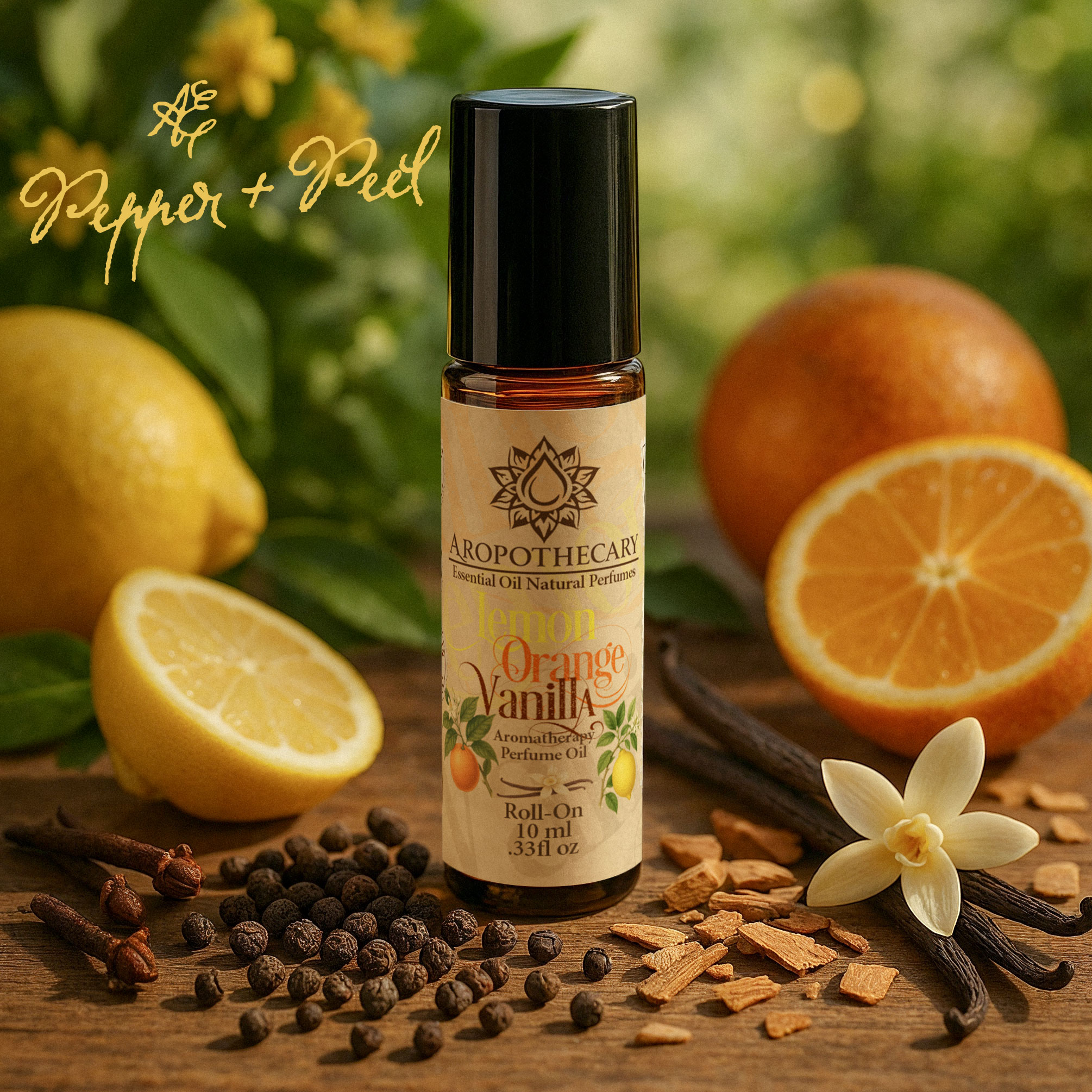 PEPPER & PEEL - Lemon Perfume Oil Roll-On
