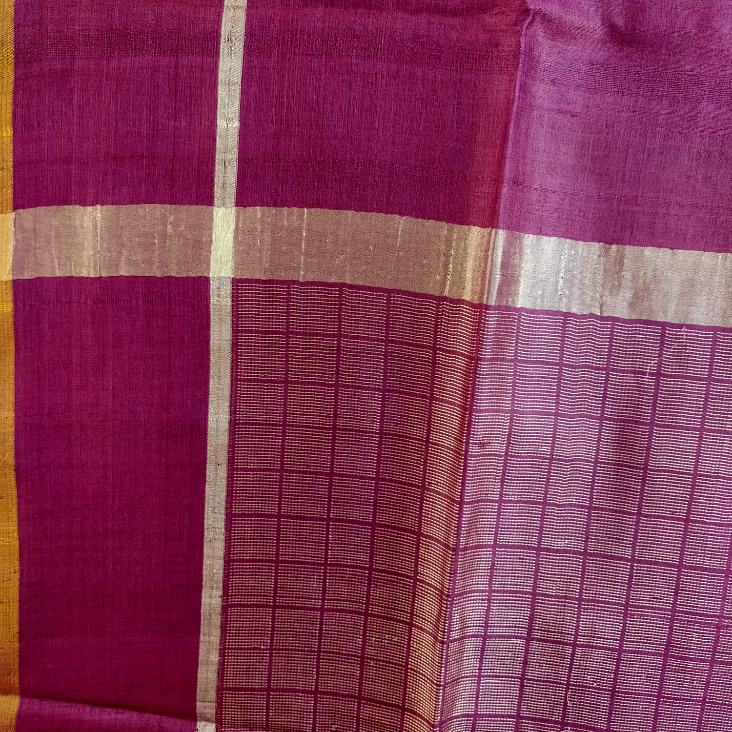 Tusser silk saree
